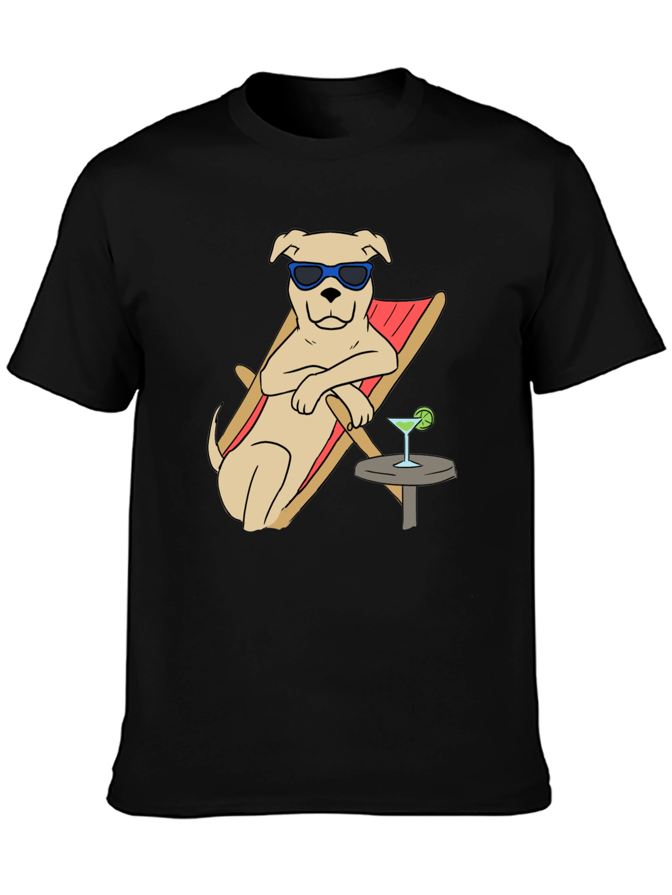 Chill Dog Graphic Tee - Relaxed Summer Vibes