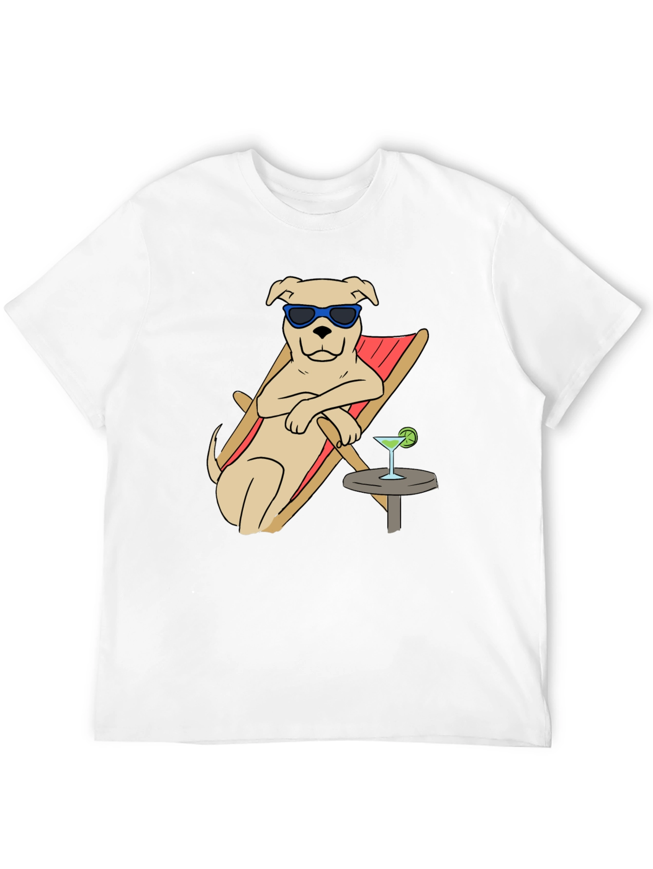 Chill Dog Graphic Tee - Relaxed Summer Vibes