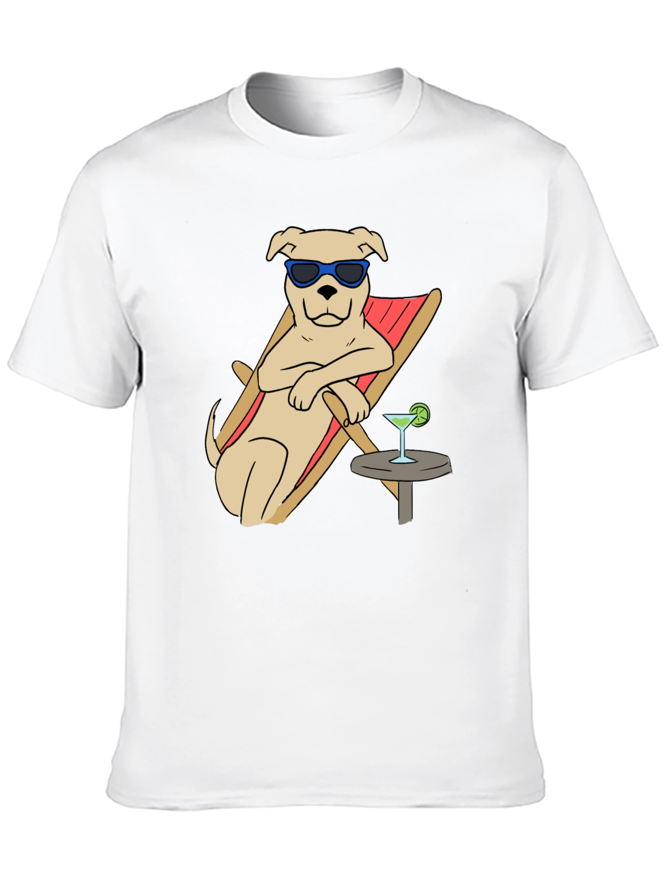 Chill Dog Graphic Tee - Relaxed Summer Vibes