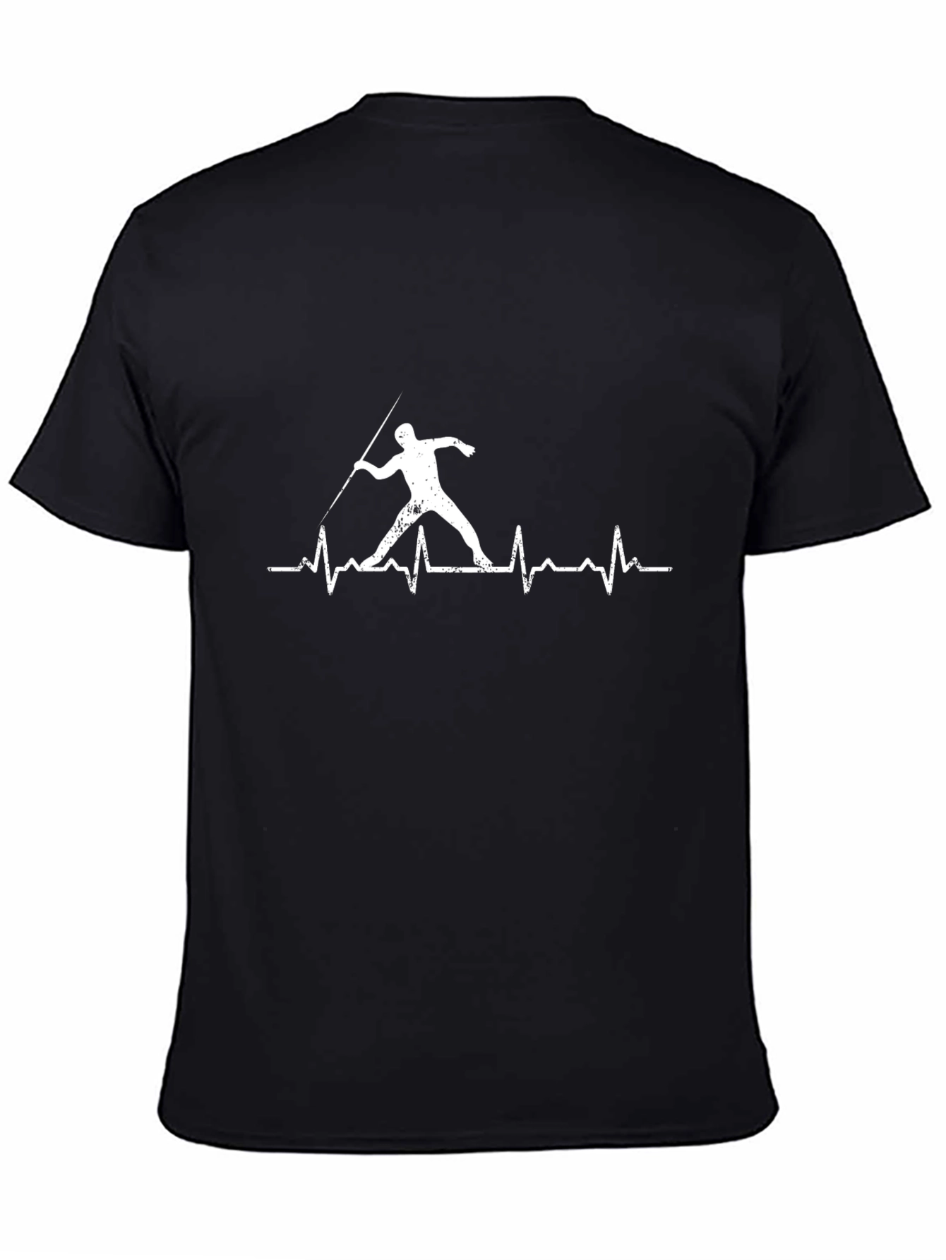 Javelin Thrower Heartbeat T-Shirt - Track & Field Tee