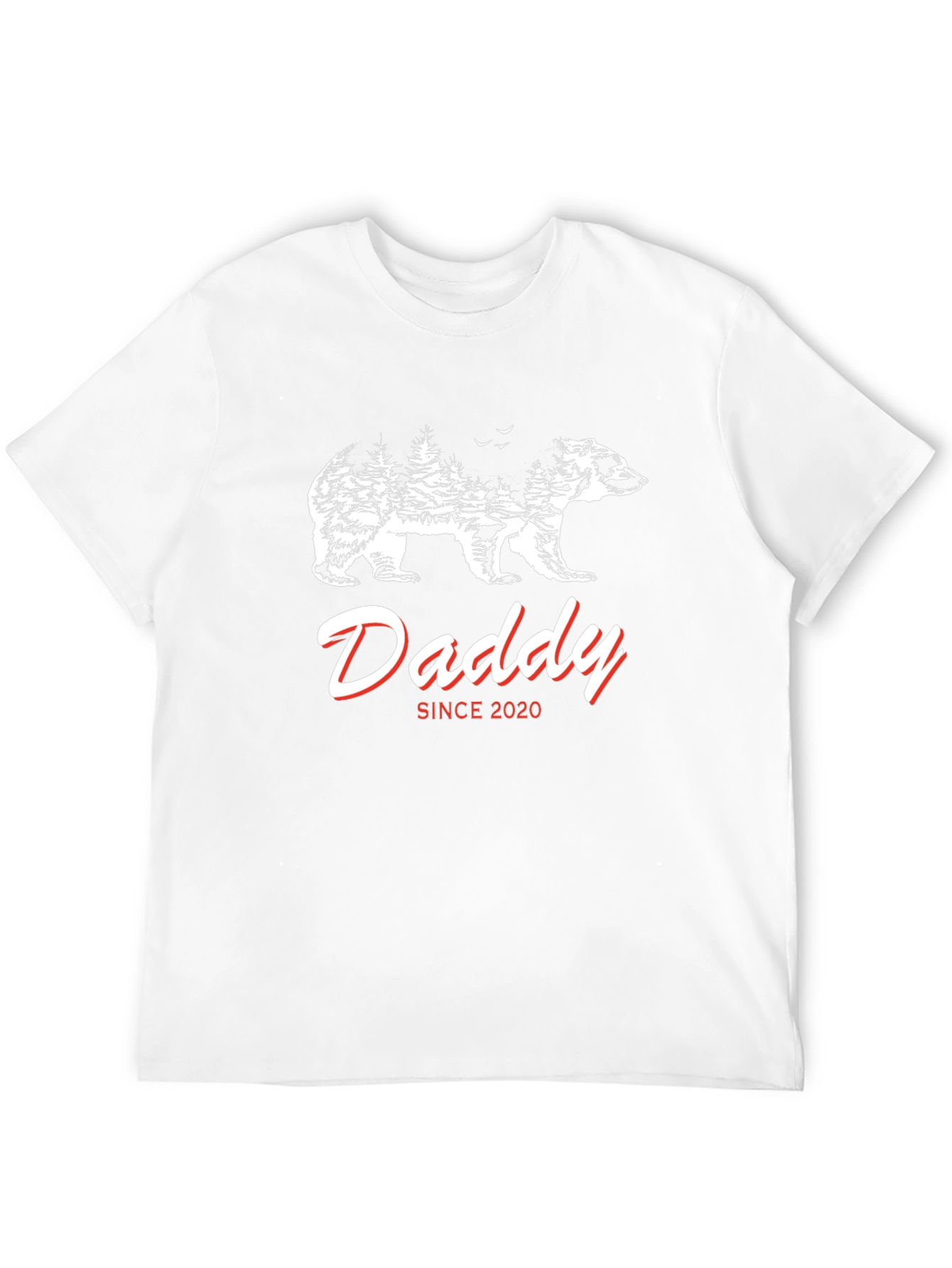 Daddy Bear Since 2020 Black T-Shirt
