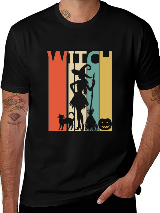 Witch Halloween T-Shirt - Retro Style Tee