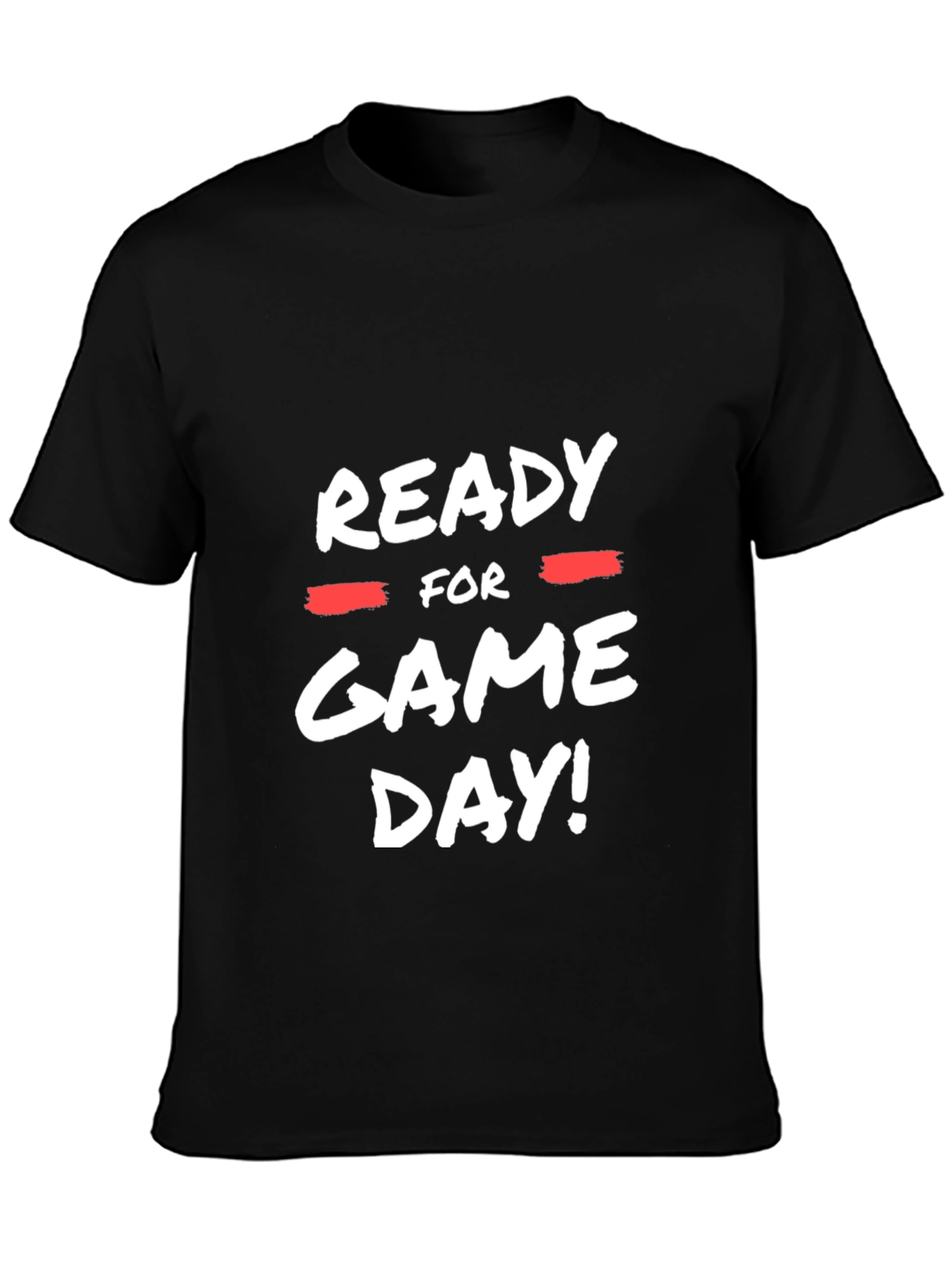 Ready for Game Day Black T-Shirt