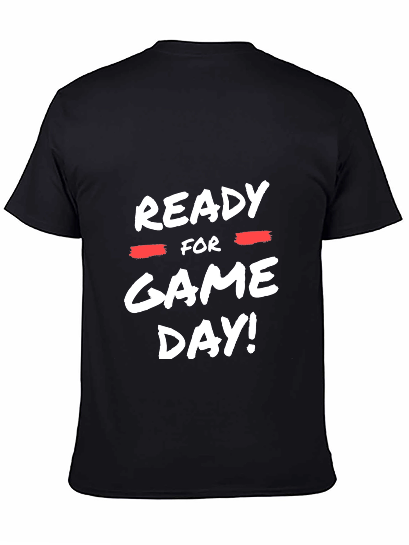 Ready for Game Day Black T-Shirt