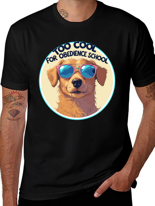 Cool Dog T-Shirt - Golden Retriever in Sunglasses