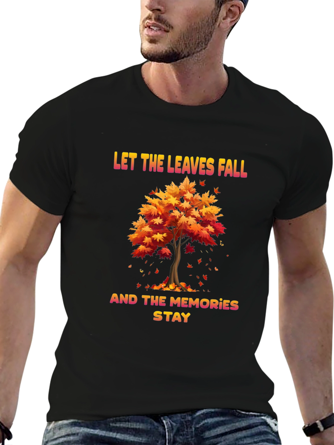 Autumn Memories T-Shirt: Let the Leaves Fall