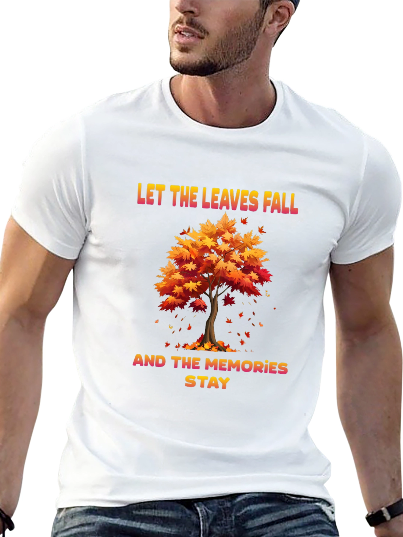 Autumn Memories T-Shirt: Let the Leaves Fall