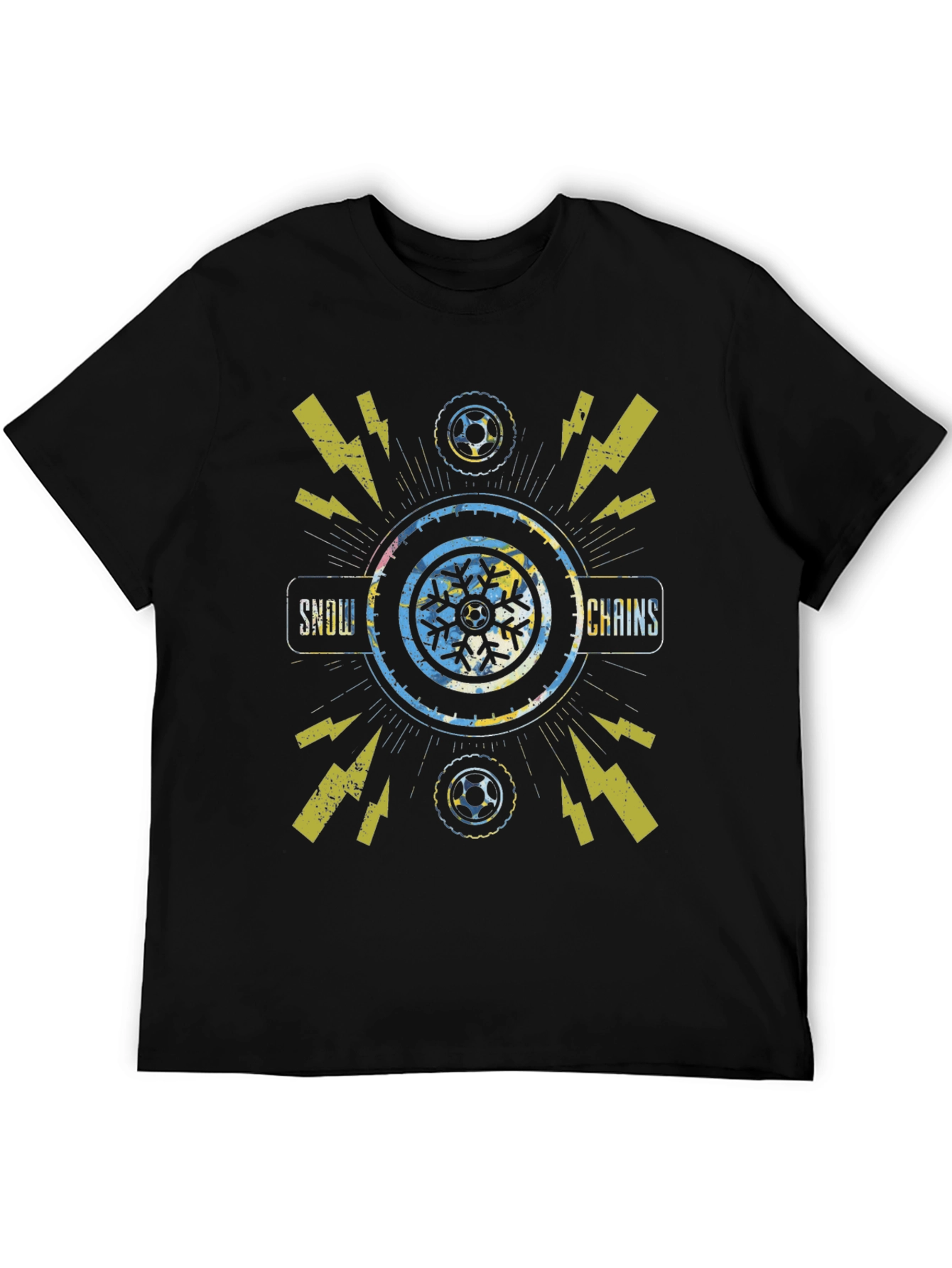 Snow Chains Graphic T-Shirt