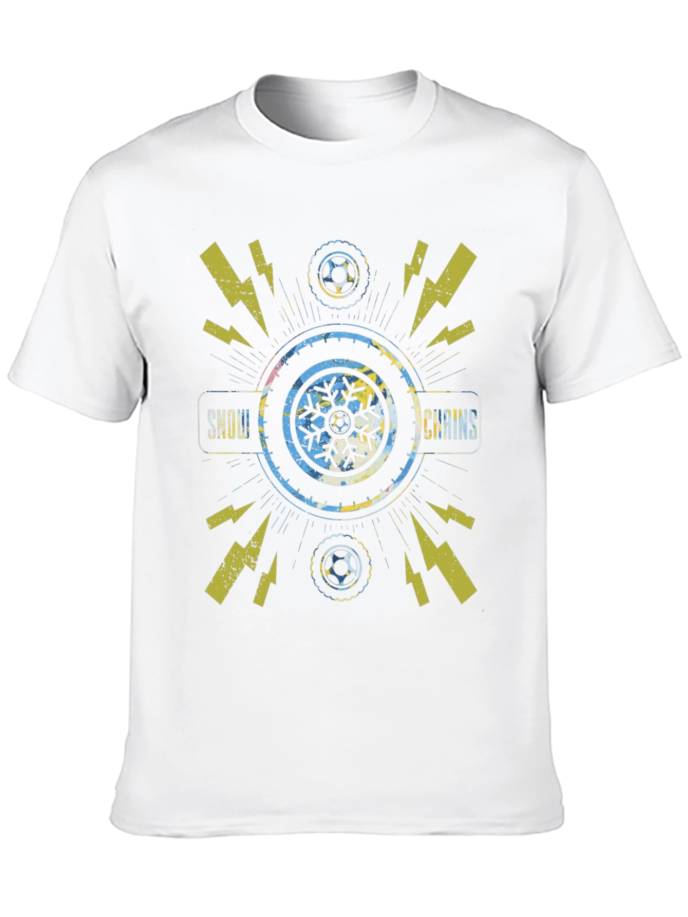 Snow Chains Graphic T-Shirt