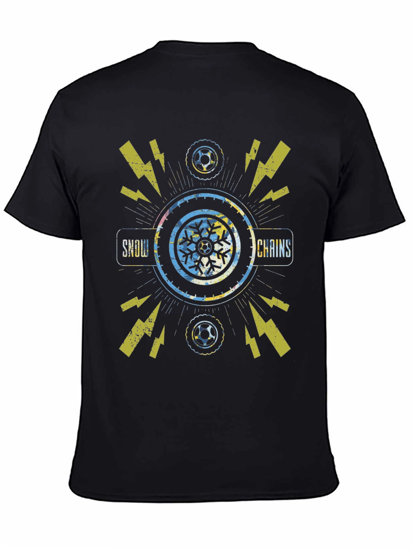 Snow Chains Graphic T-Shirt
