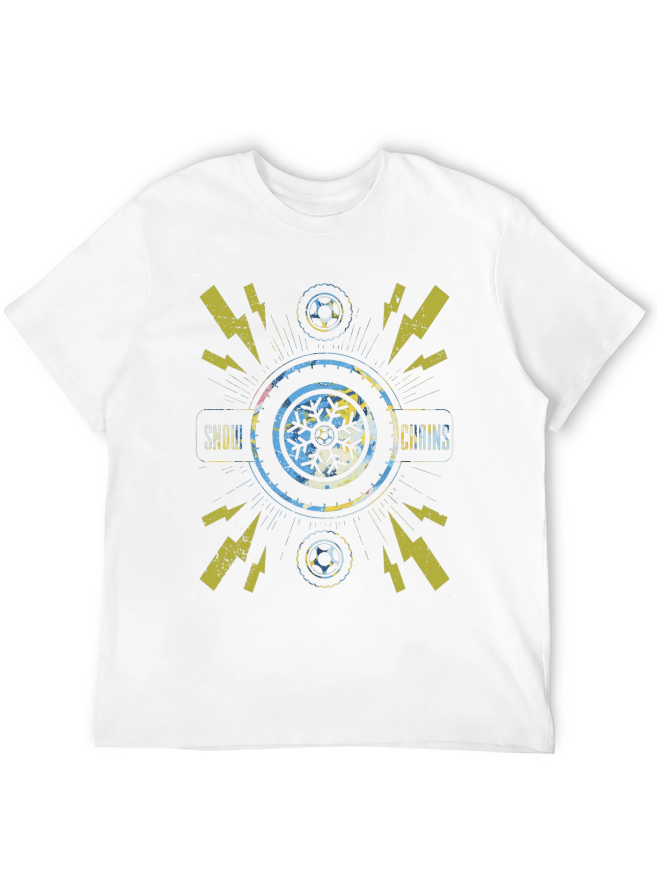Snow Chains Graphic T-Shirt