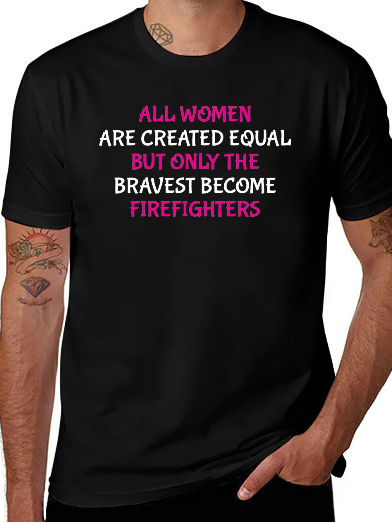 Bravest Firefighters T-Shirt - Women Empowerment