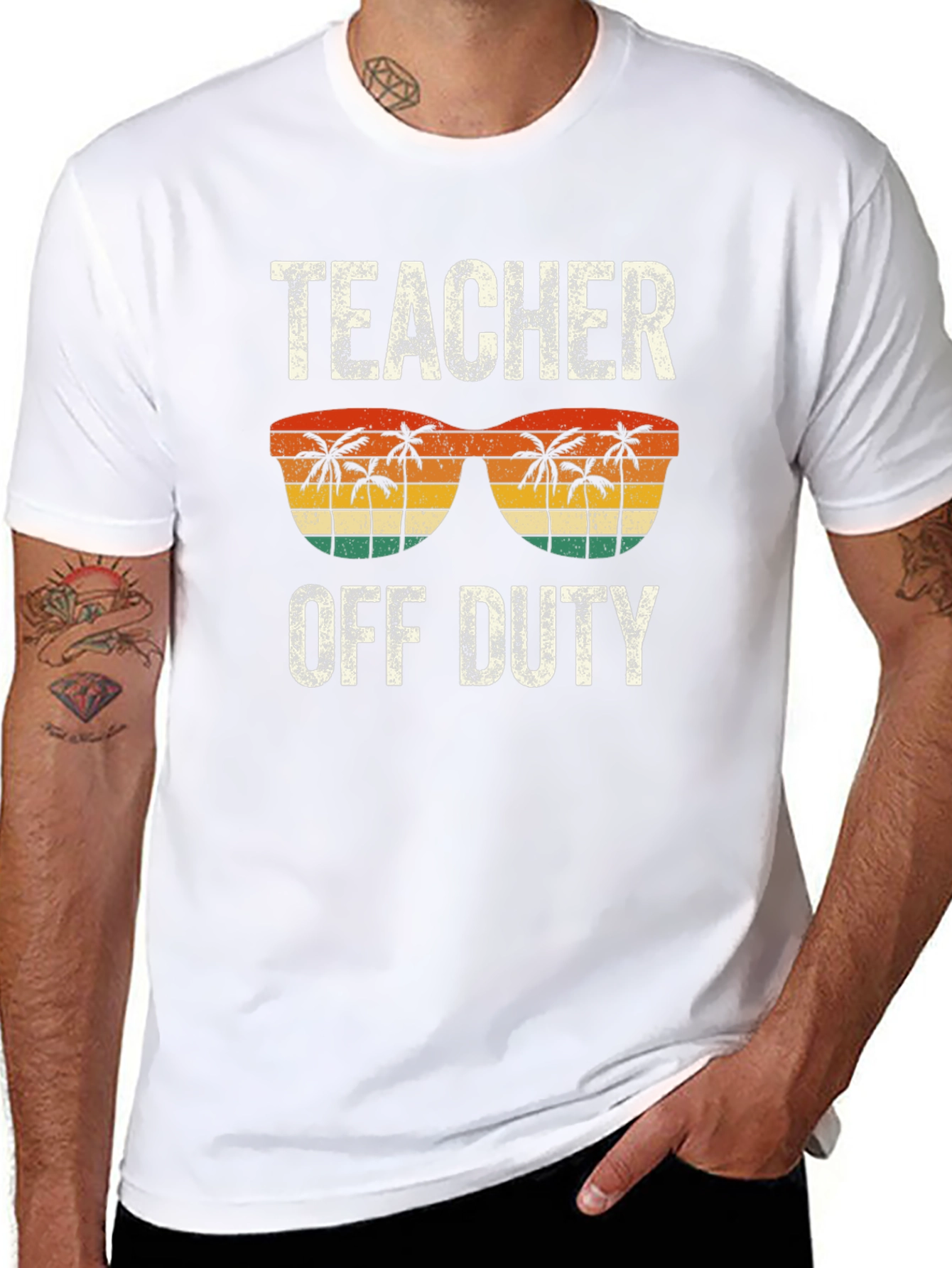 Teacher Off Duty Graphic T-Shirt