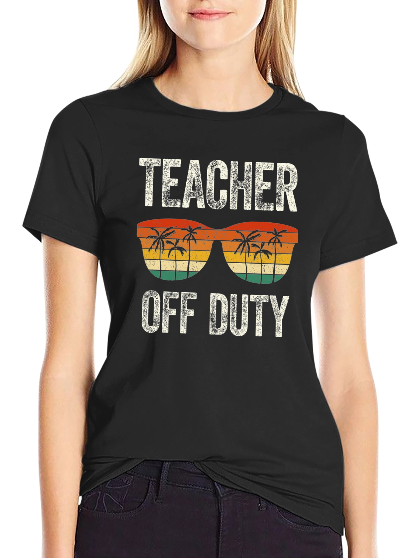 Teacher Off Duty Graphic T-Shirt