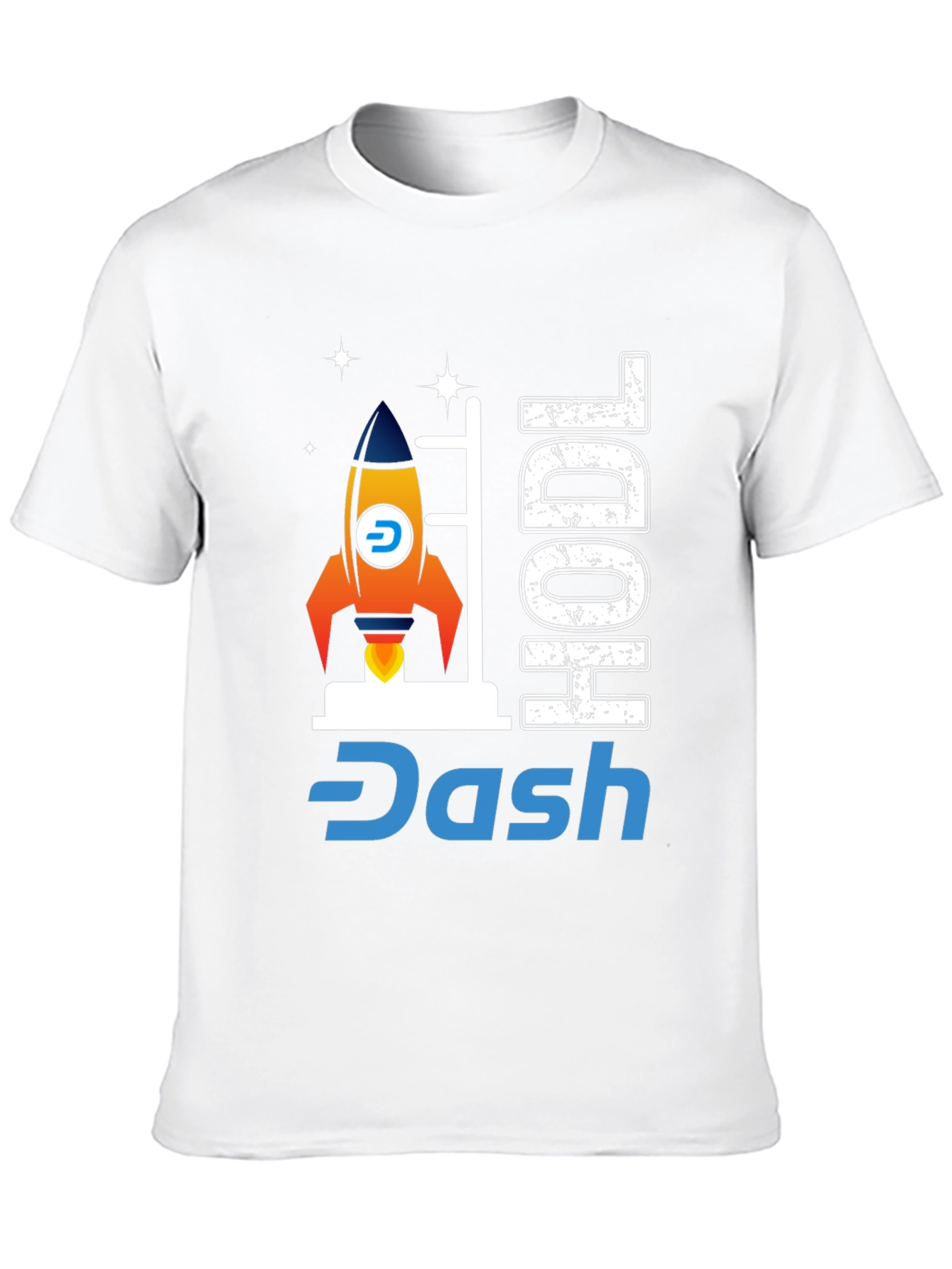 HODL Dash Rocket T-Shirt - Crypto Enthusiast Apparel