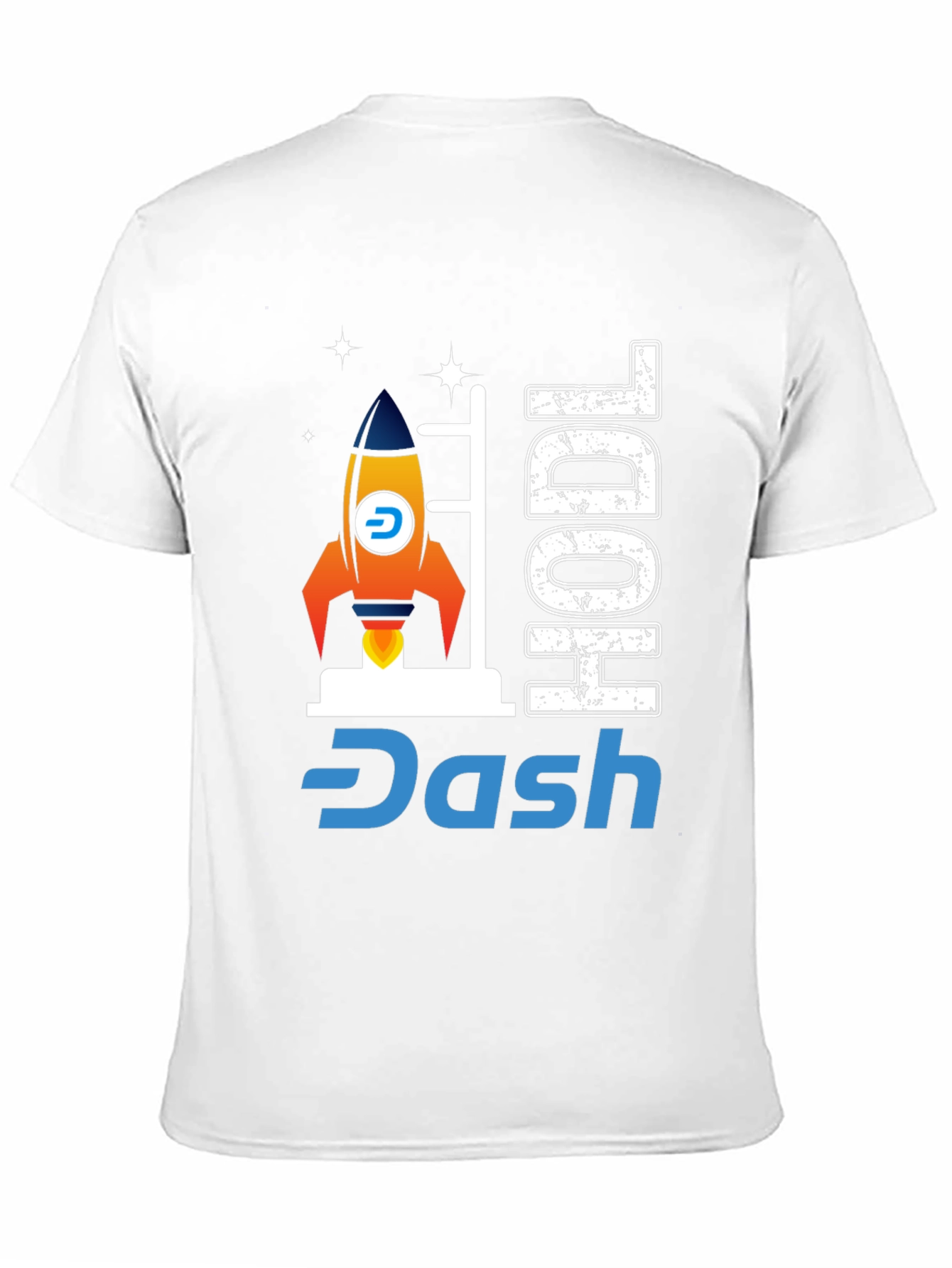 HODL Dash Rocket T-Shirt - Crypto Enthusiast Apparel