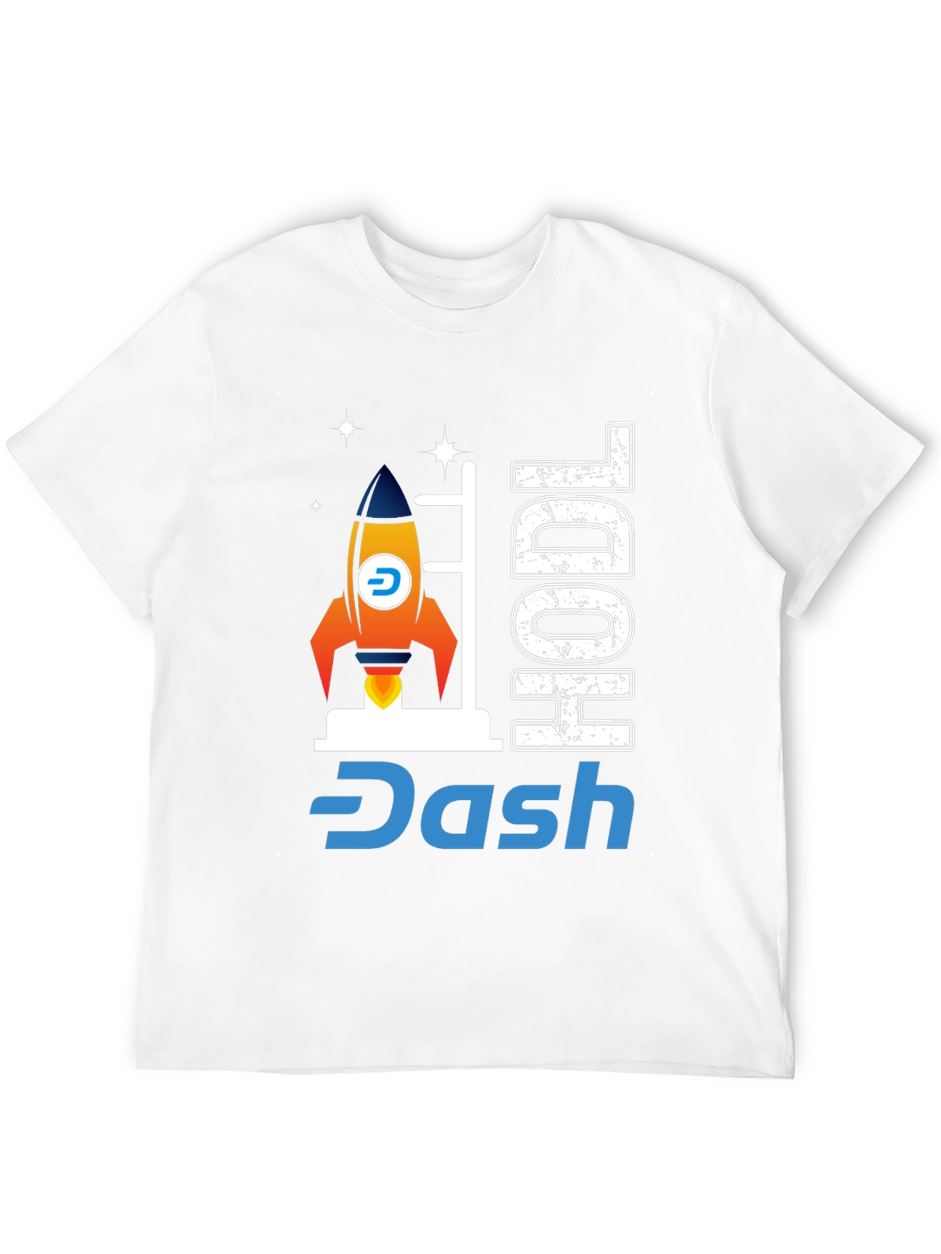 HODL Dash Rocket T-Shirt - Crypto Enthusiast Apparel