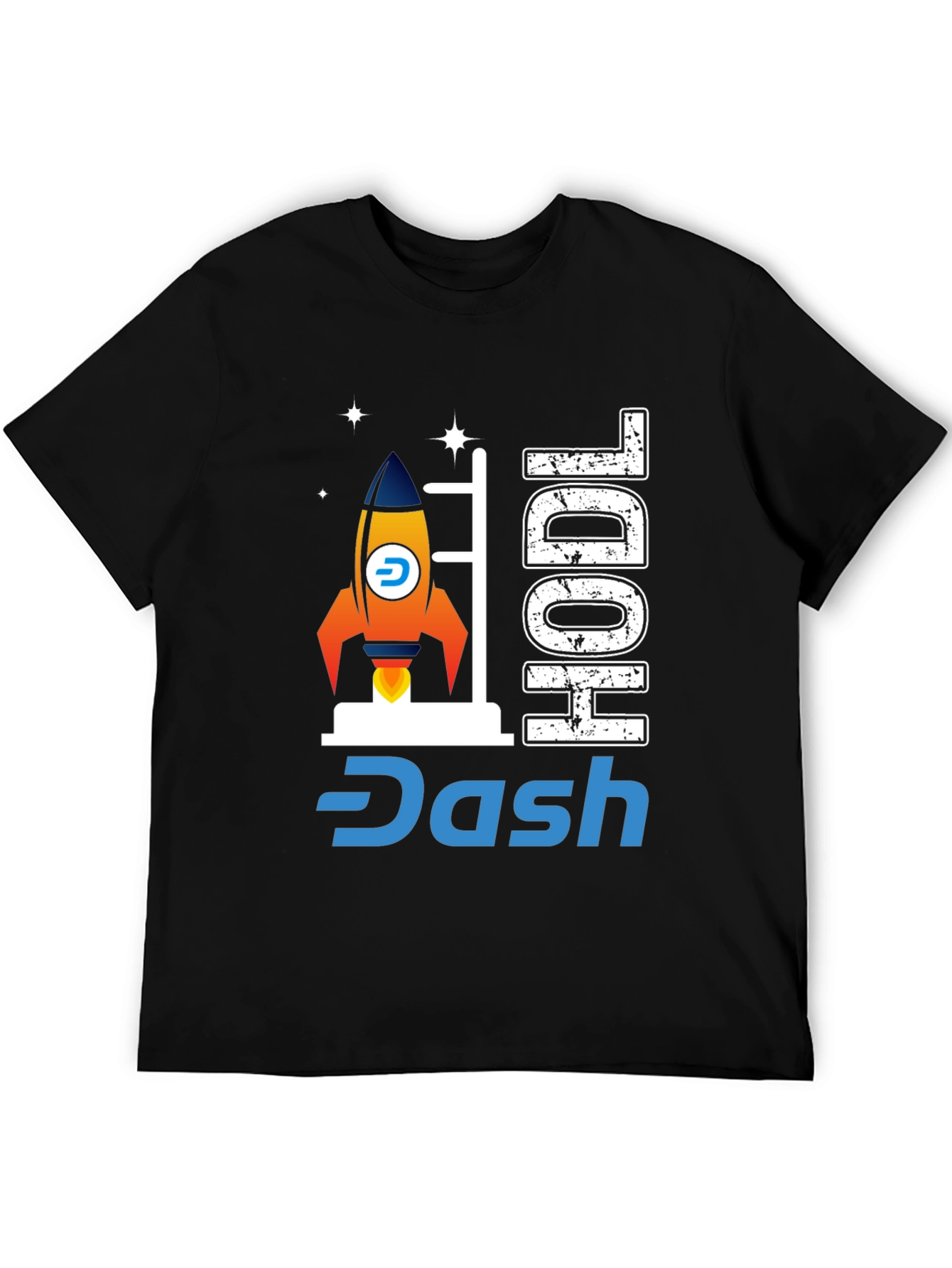 HODL Dash Rocket T-Shirt - Crypto Enthusiast Apparel