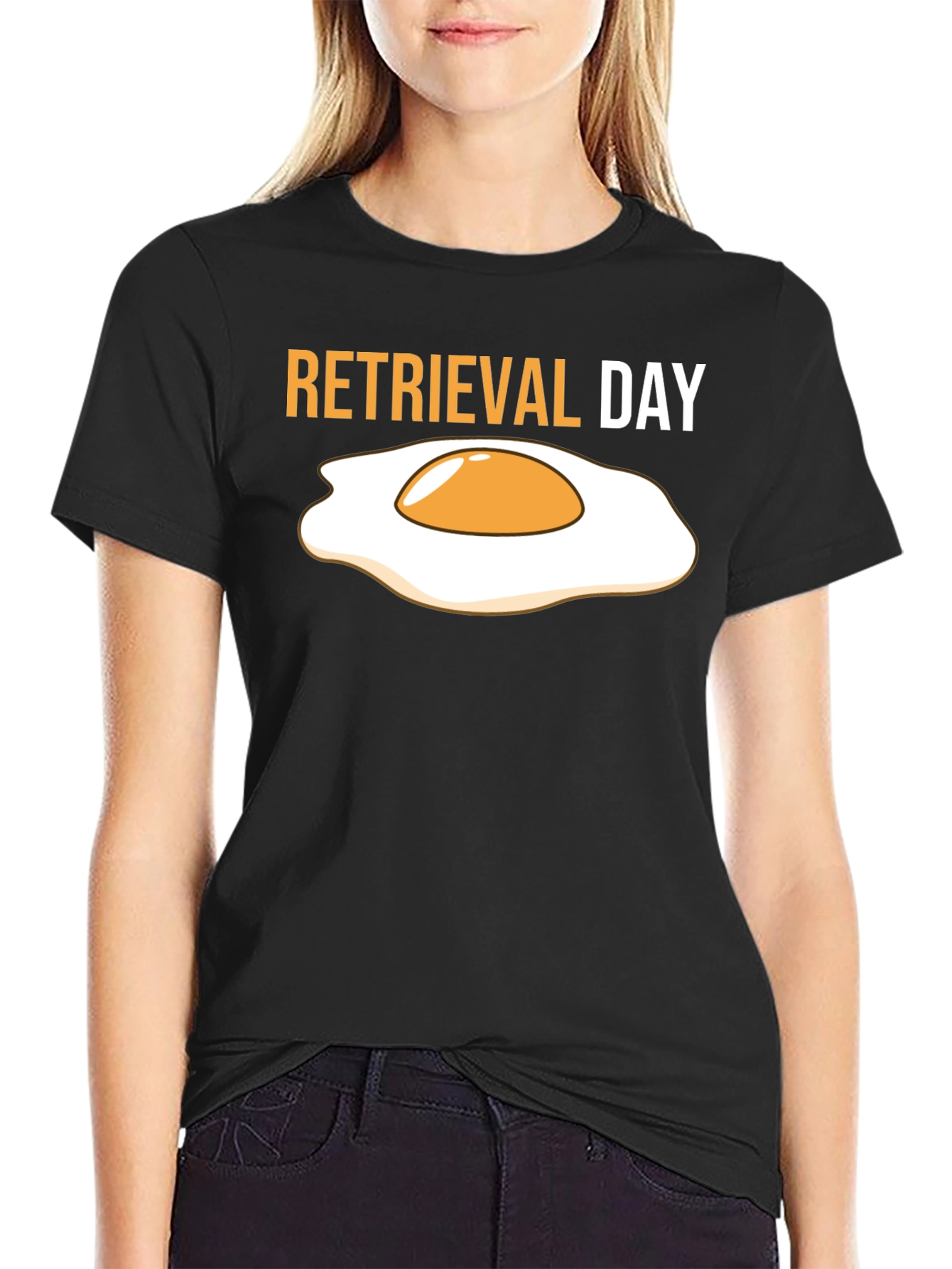 Retrieval Day Fried Egg Graphic T-Shirt