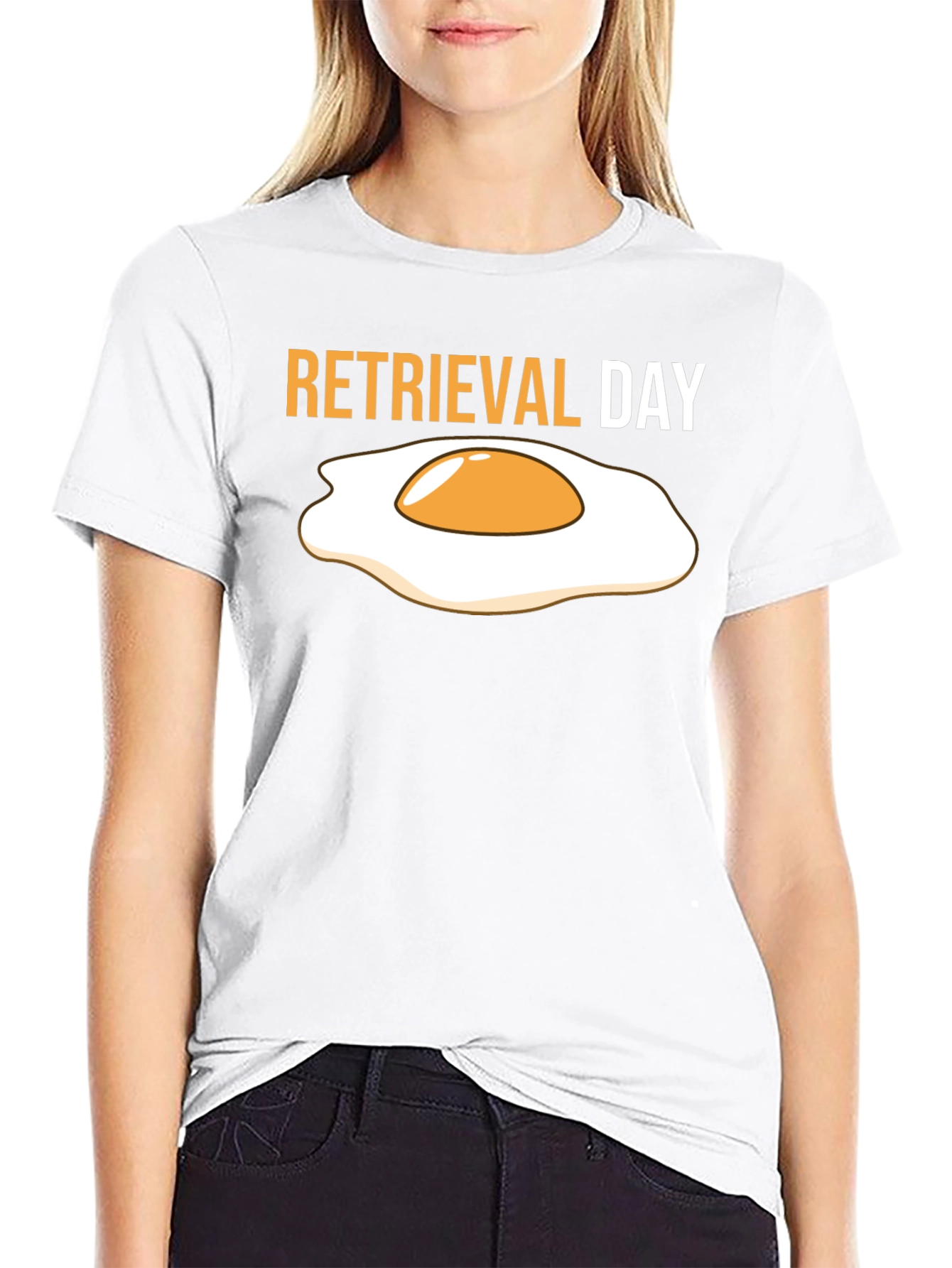 Retrieval Day Fried Egg Graphic T-Shirt