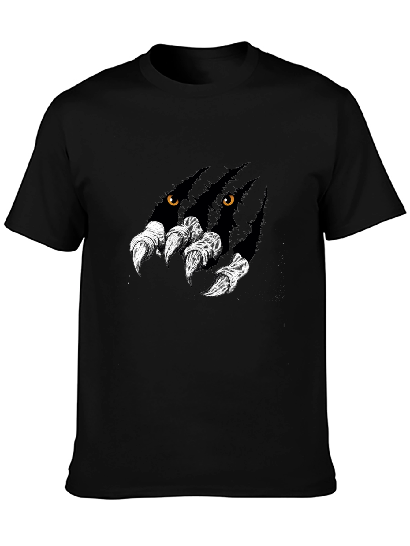 Monster Claw Graphic Black T-Shirt