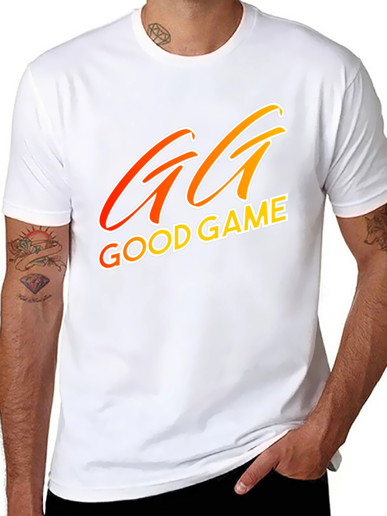 GG Good Game Black T-Shirt