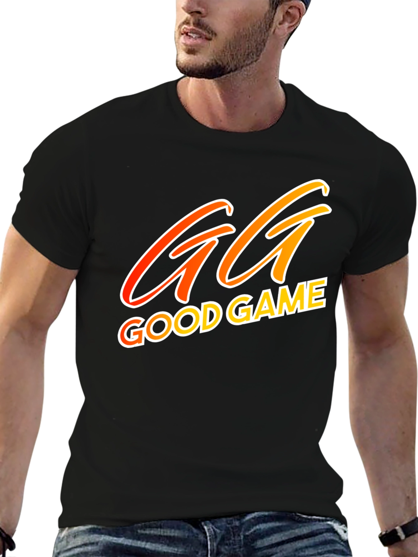 GG Good Game Black T-Shirt
