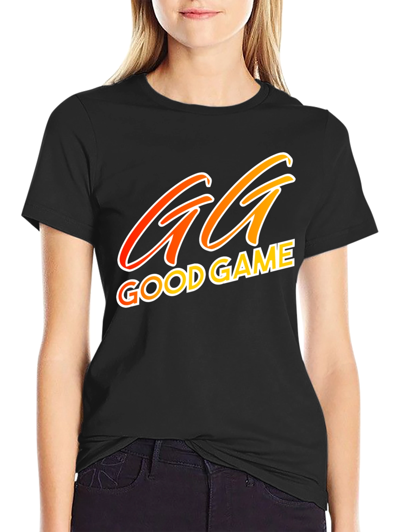 GG Good Game Black T-Shirt