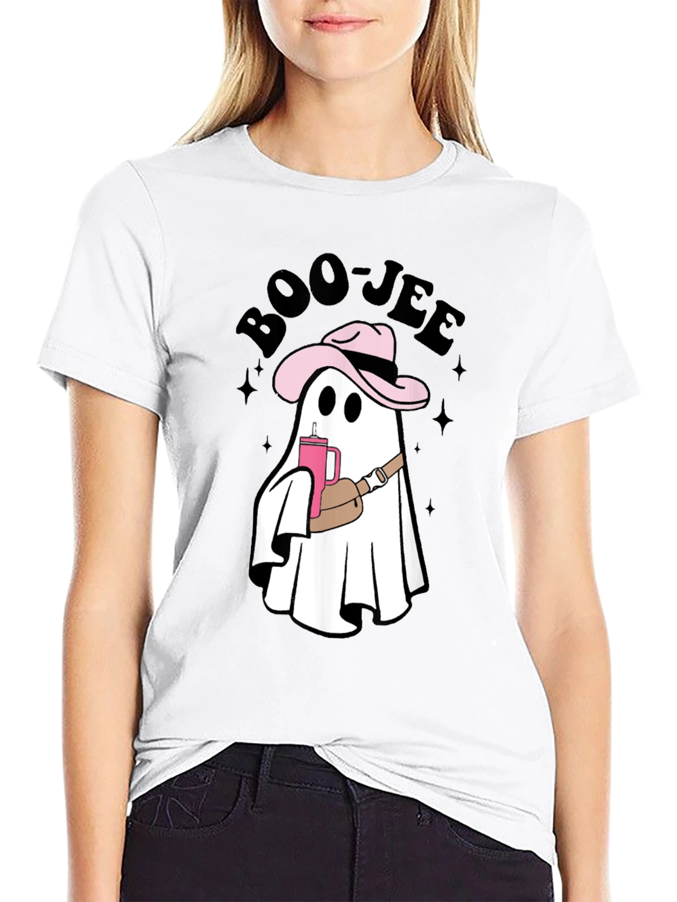 Boo-jee Cowboy Ghost T-Shirt - Spooky Chic Style