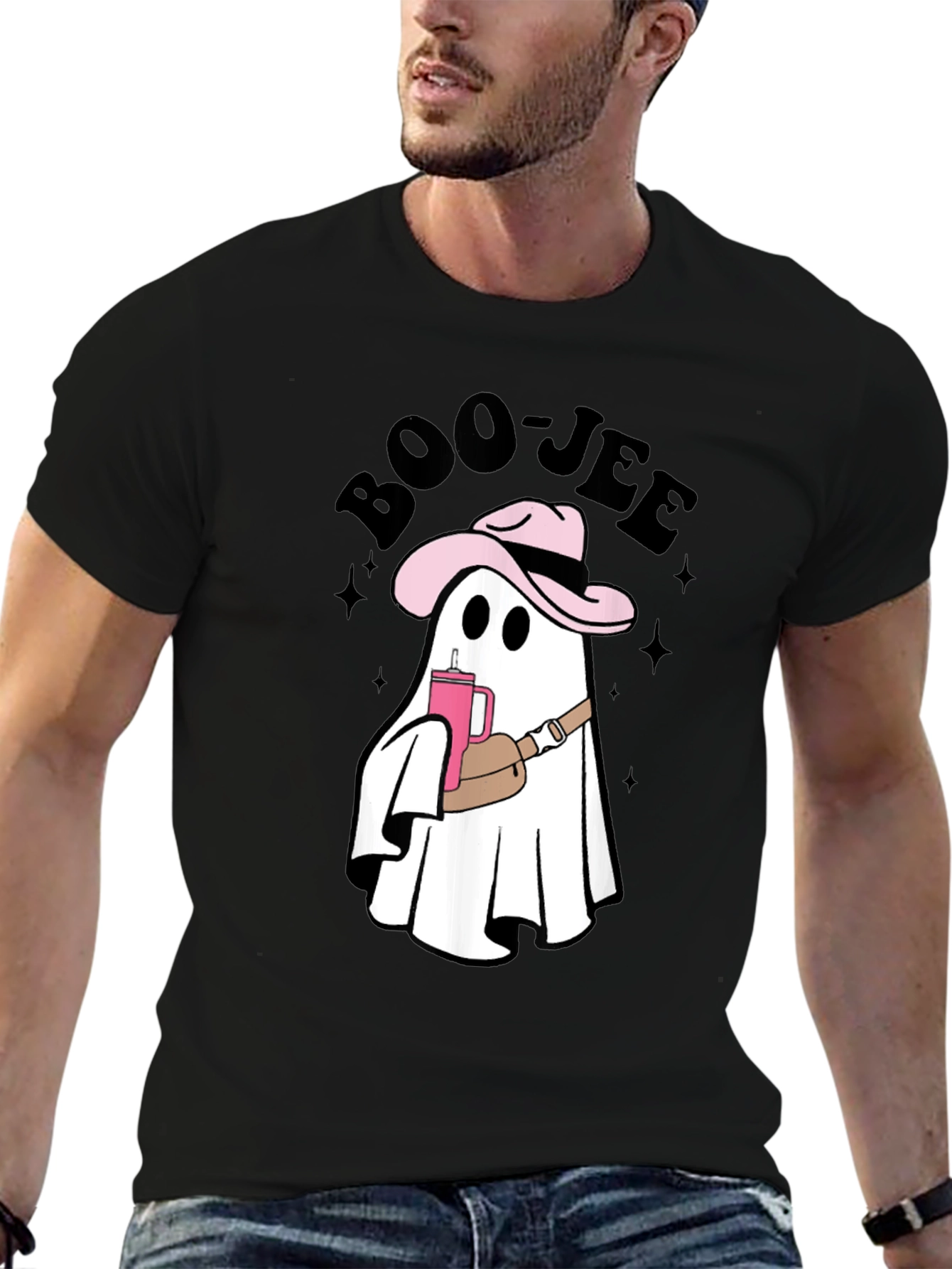 Boo-jee Cowboy Ghost T-Shirt - Spooky Chic Style