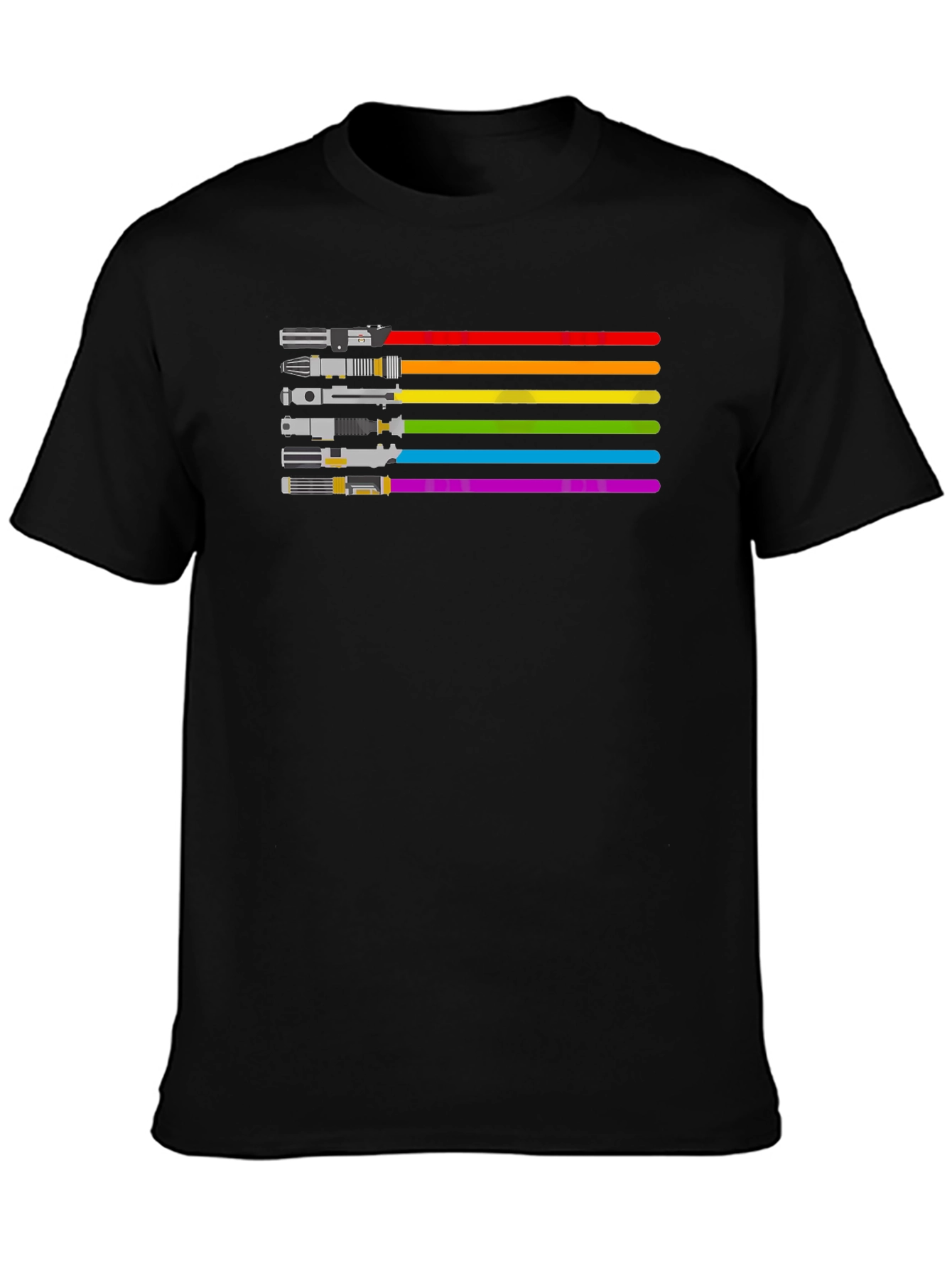 LGBTQ+ Star Wars Pride Lightsaber T-Shirt