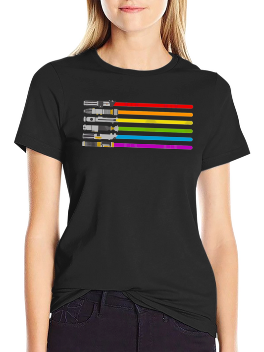 LGBTQ+ Star Wars Pride Lightsaber T-Shirt