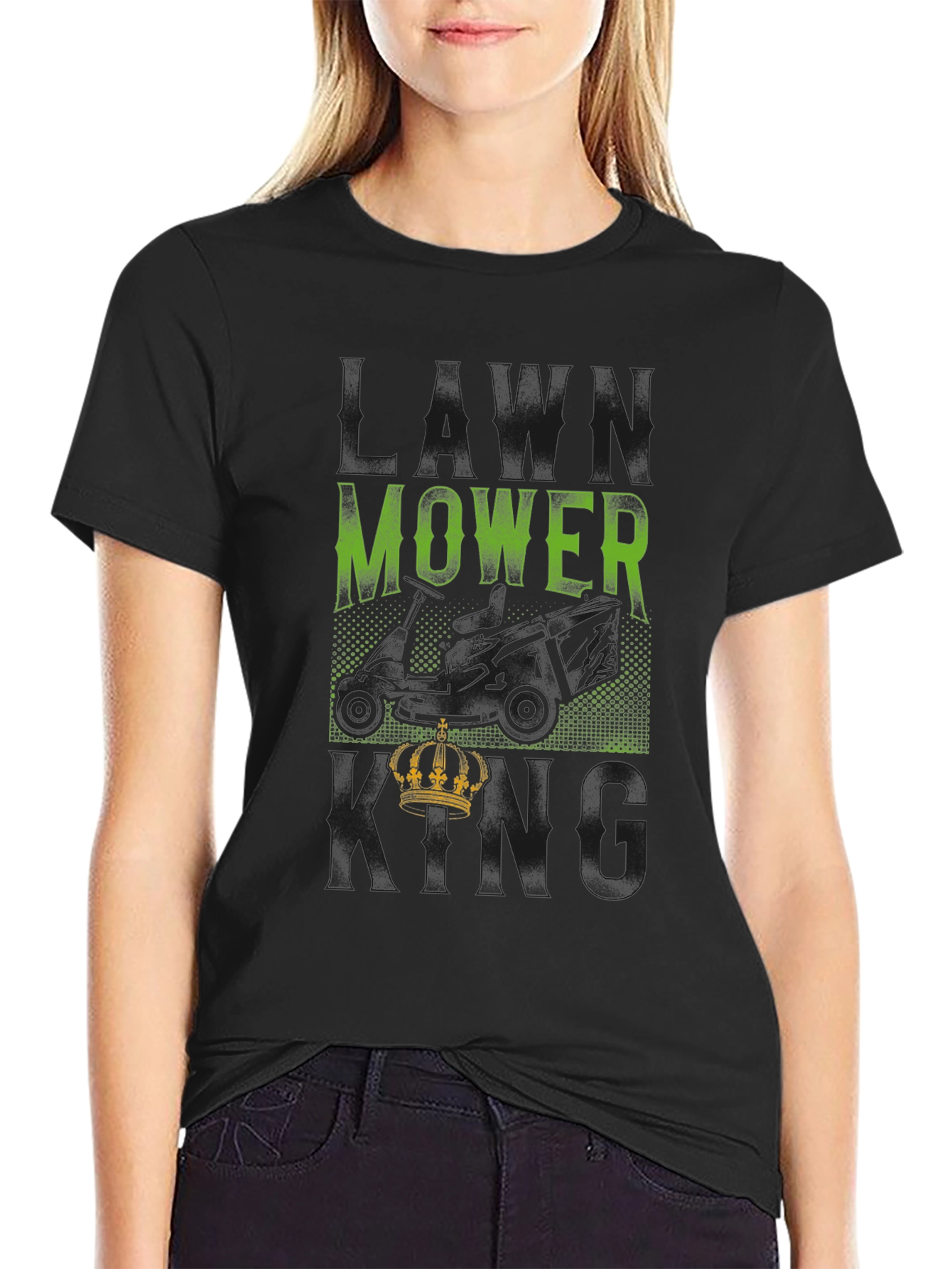 Lawn Mower King Graphic T-Shirt