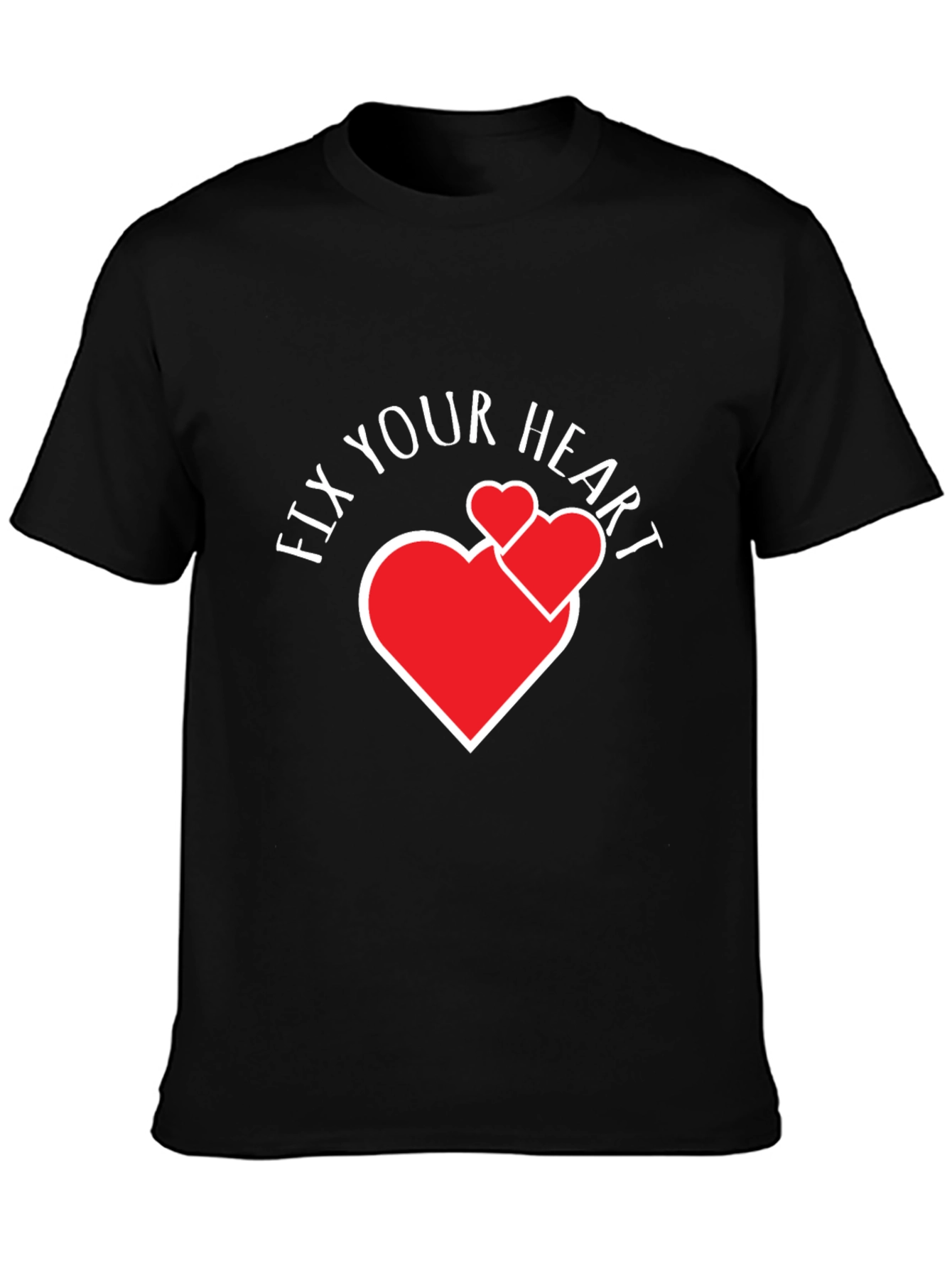 Fix Your Heart Graphic Tee - Stylish Comfort