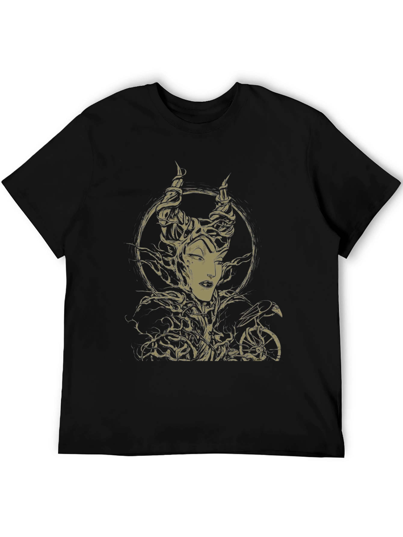 Maleficent Graphic T-Shirt - Black Cotton Tee