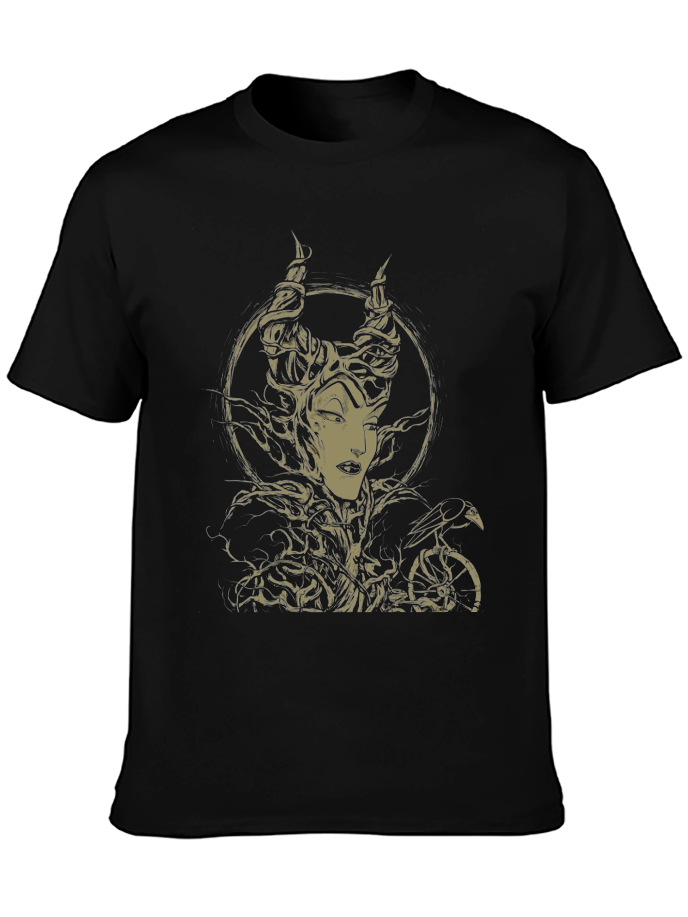 Maleficent Graphic T-Shirt - Black Cotton Tee