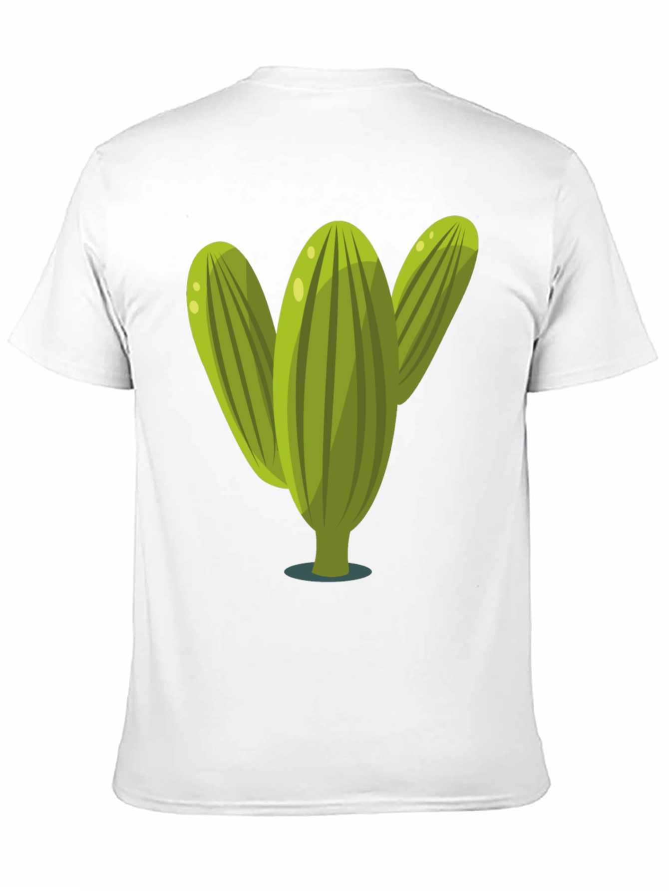 Cactus Graphic Tee - Black Cotton T-Shirt