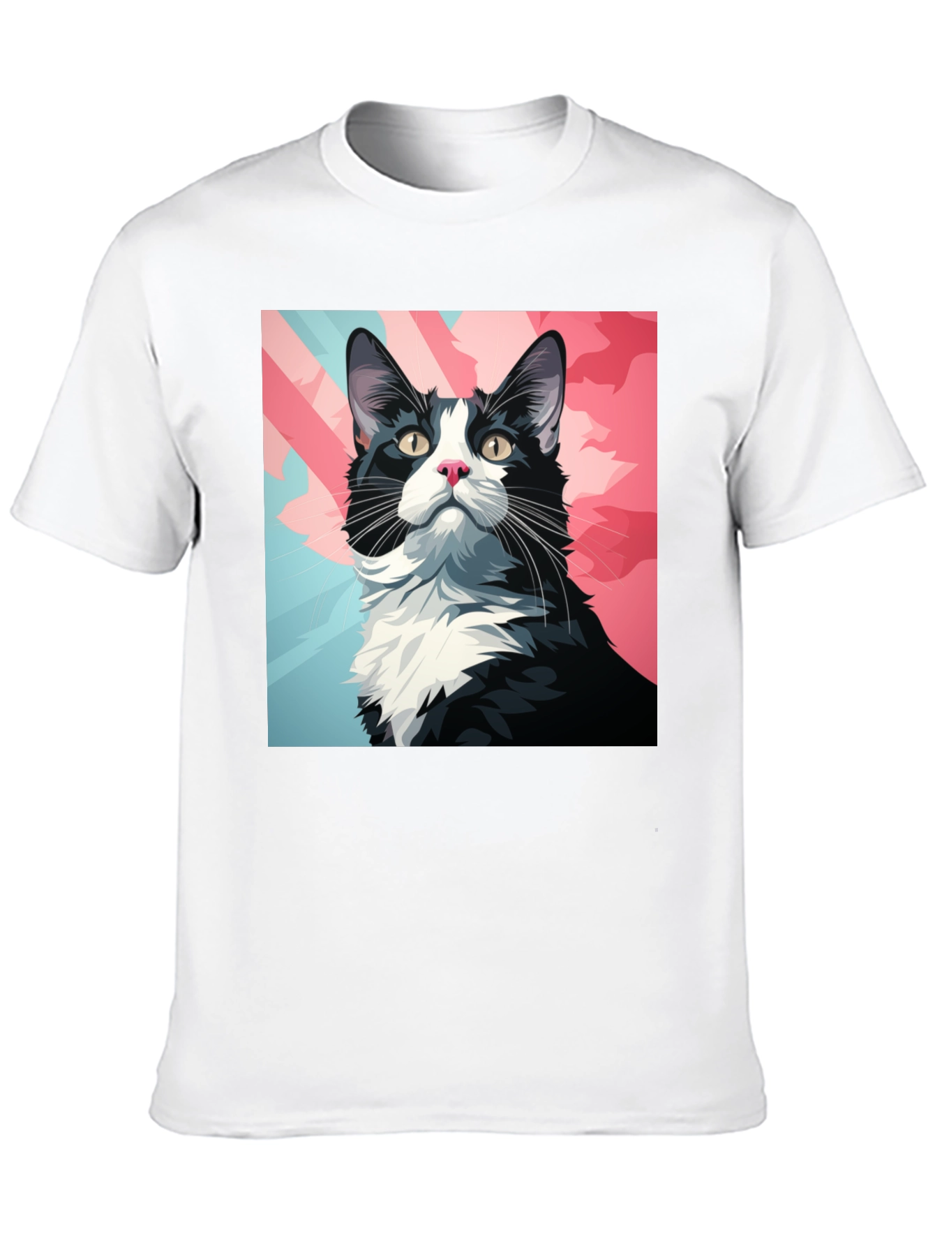 Cool Cat Graphic Tee - Black T-Shirt