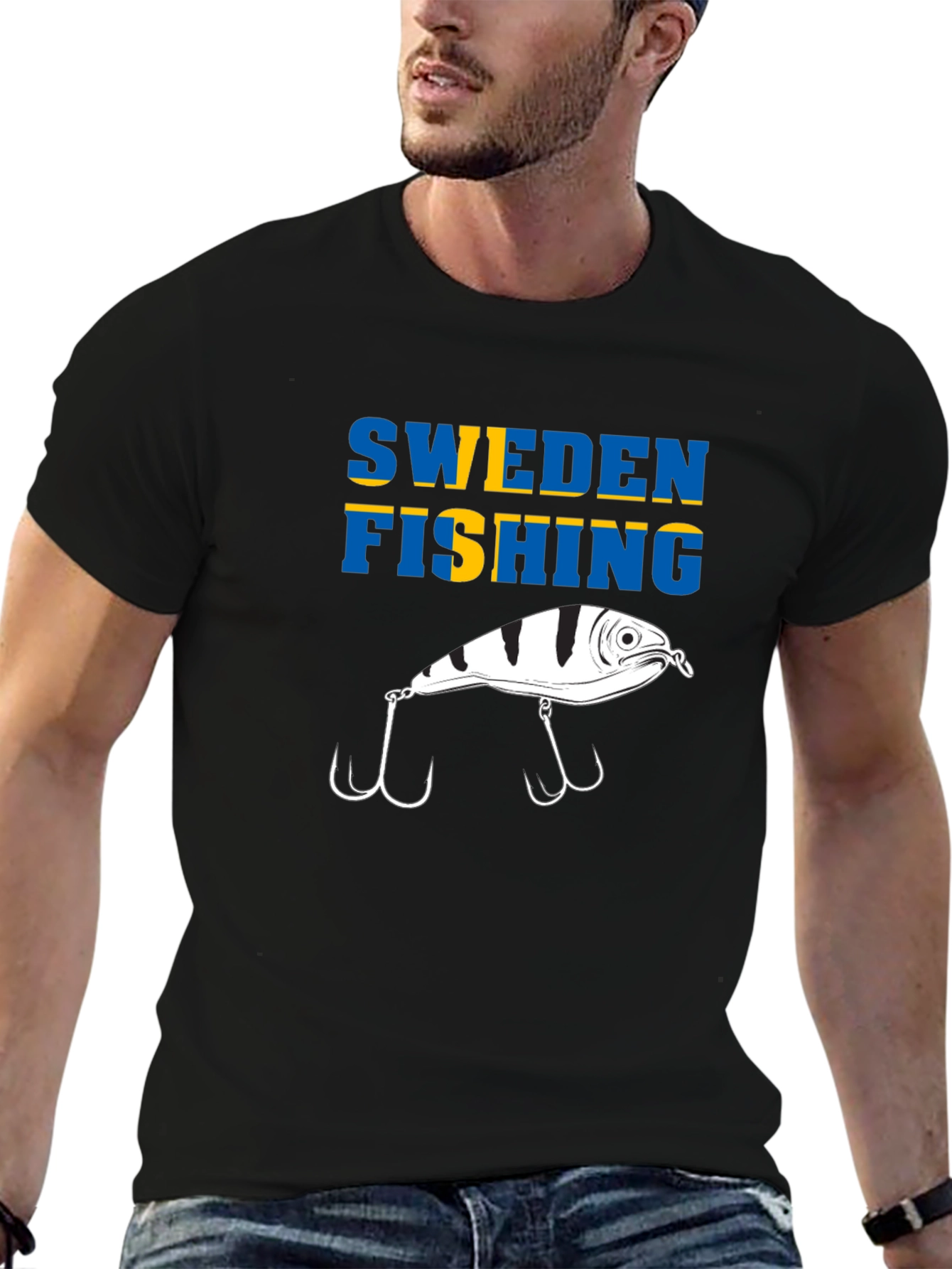Sweden Fishing T-Shirt | Fishing Lure Tee