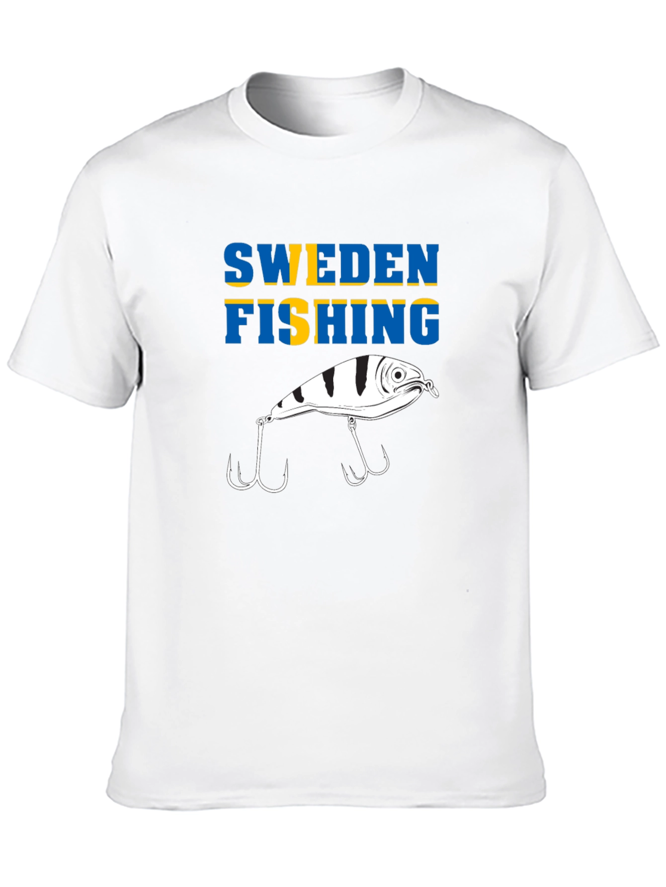 Sweden Fishing T-Shirt | Fishing Lure Tee