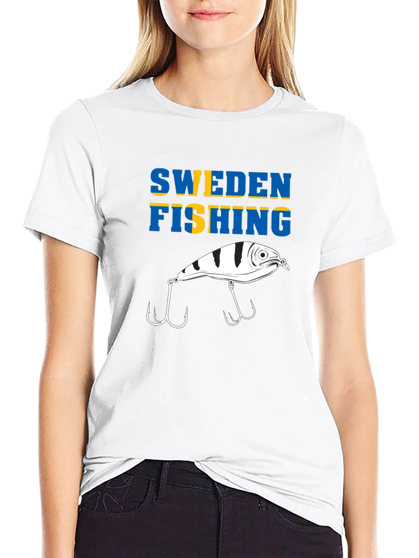 Sweden Fishing T-Shirt | Fishing Lure Tee