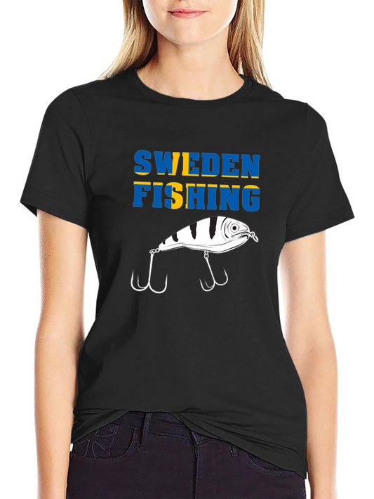 Sweden Fishing T-Shirt | Fishing Lure Tee