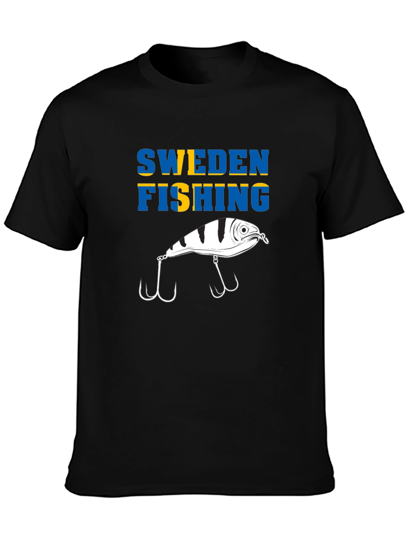 Sweden Fishing T-Shirt | Fishing Lure Tee