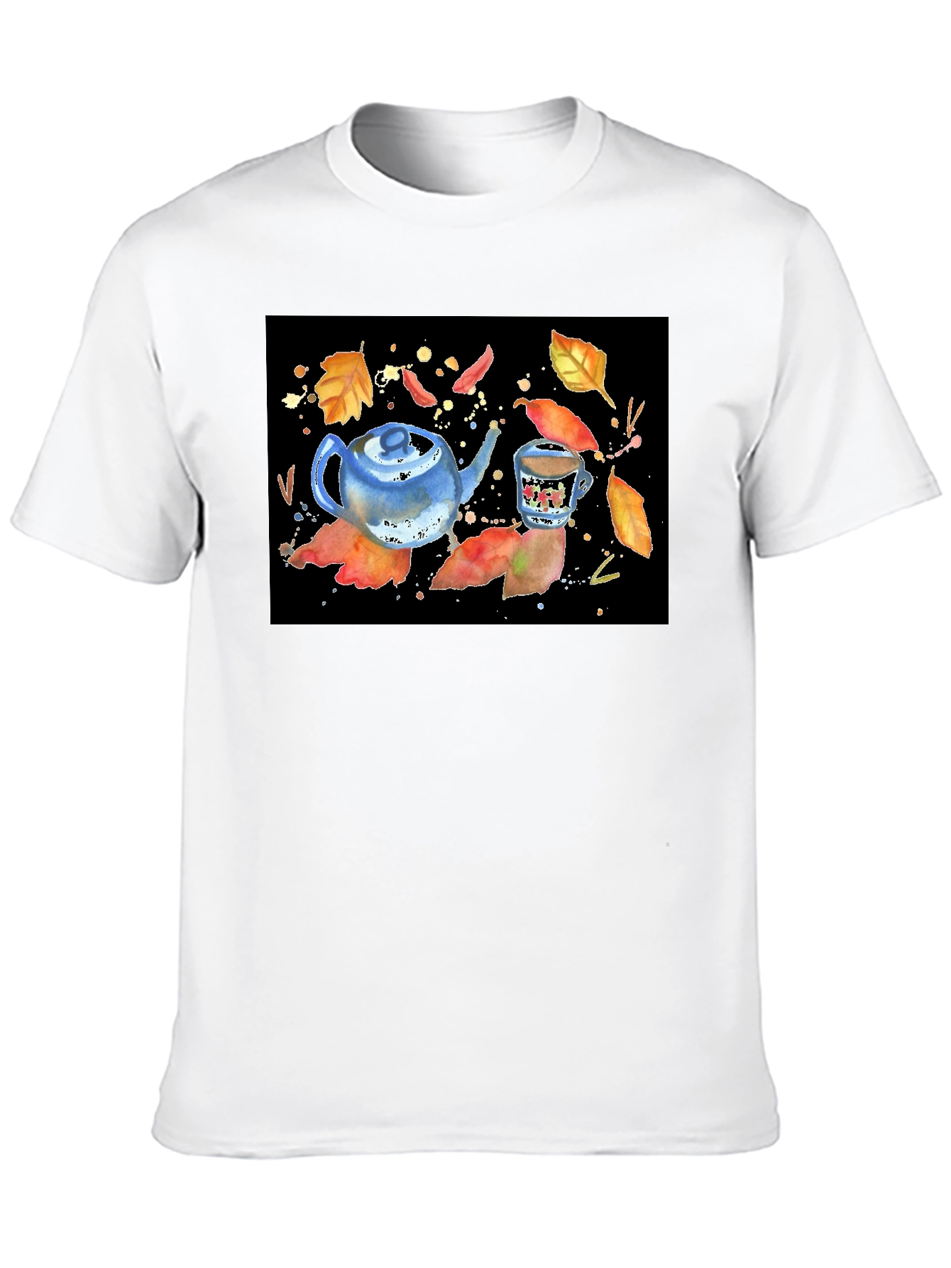Autumn Tea Party T-Shirt - Cozy & Stylish Design