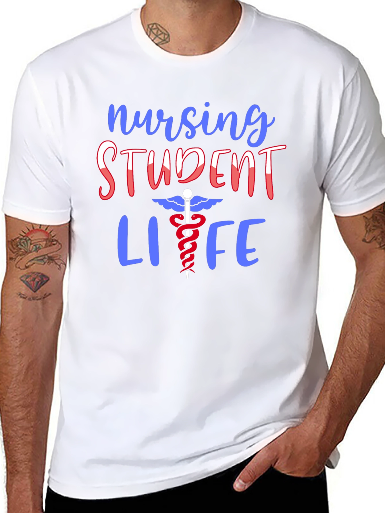 Nursing Student Life Graphic Tee