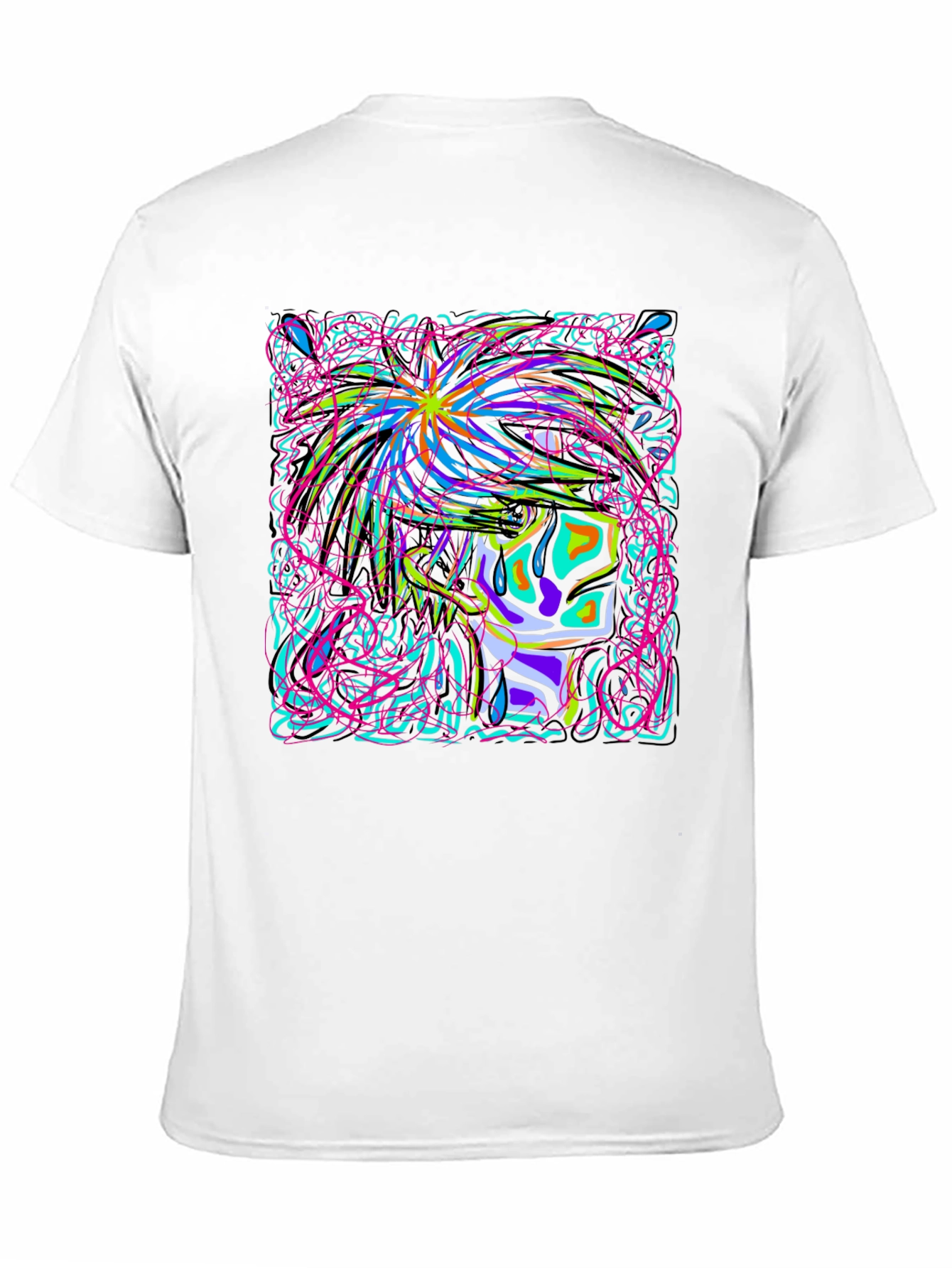 Neon Graphic Print T-Shirt