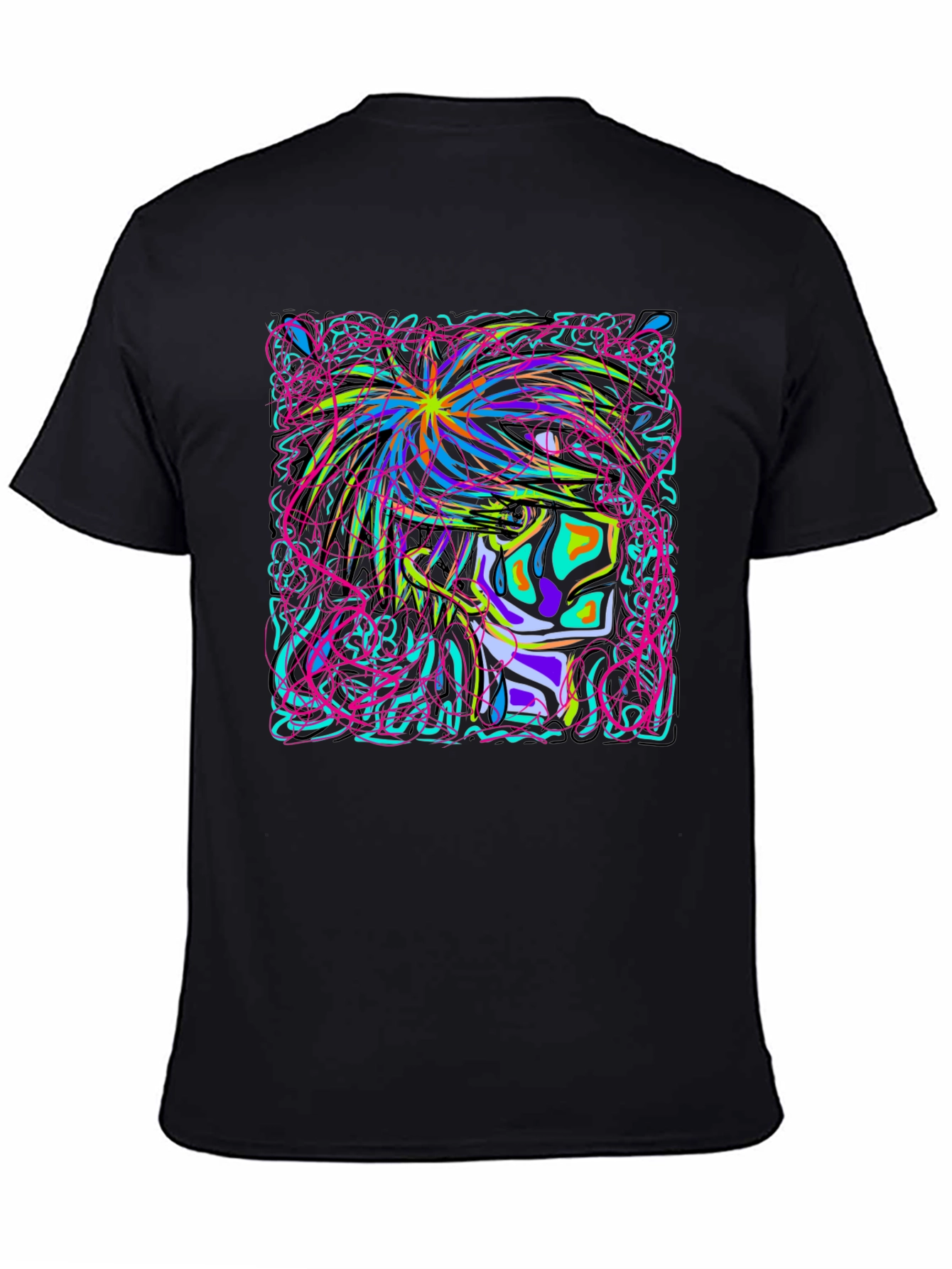 Neon Graphic Print T-Shirt