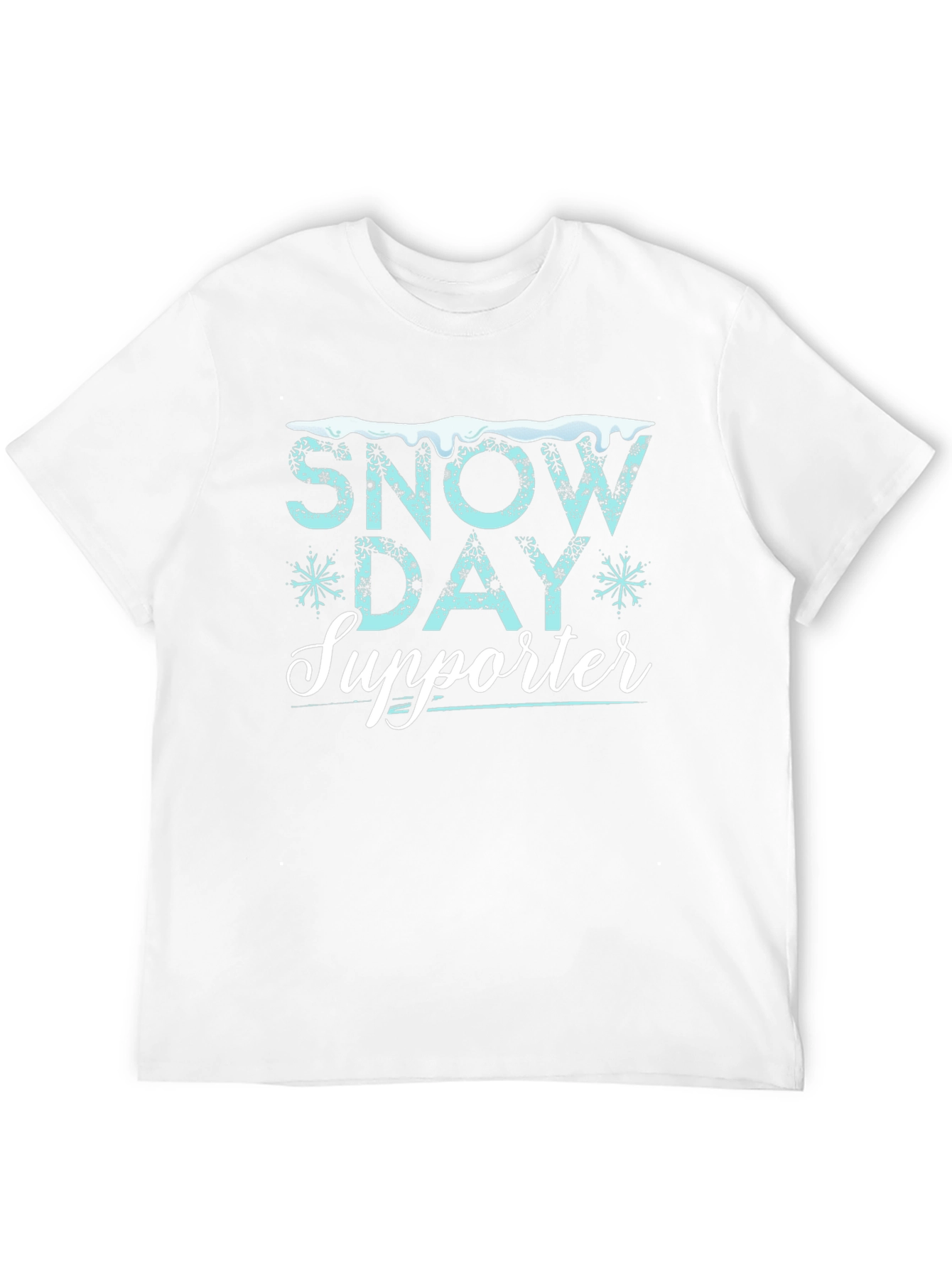 Snow Day Supporter T-Shirt - Black