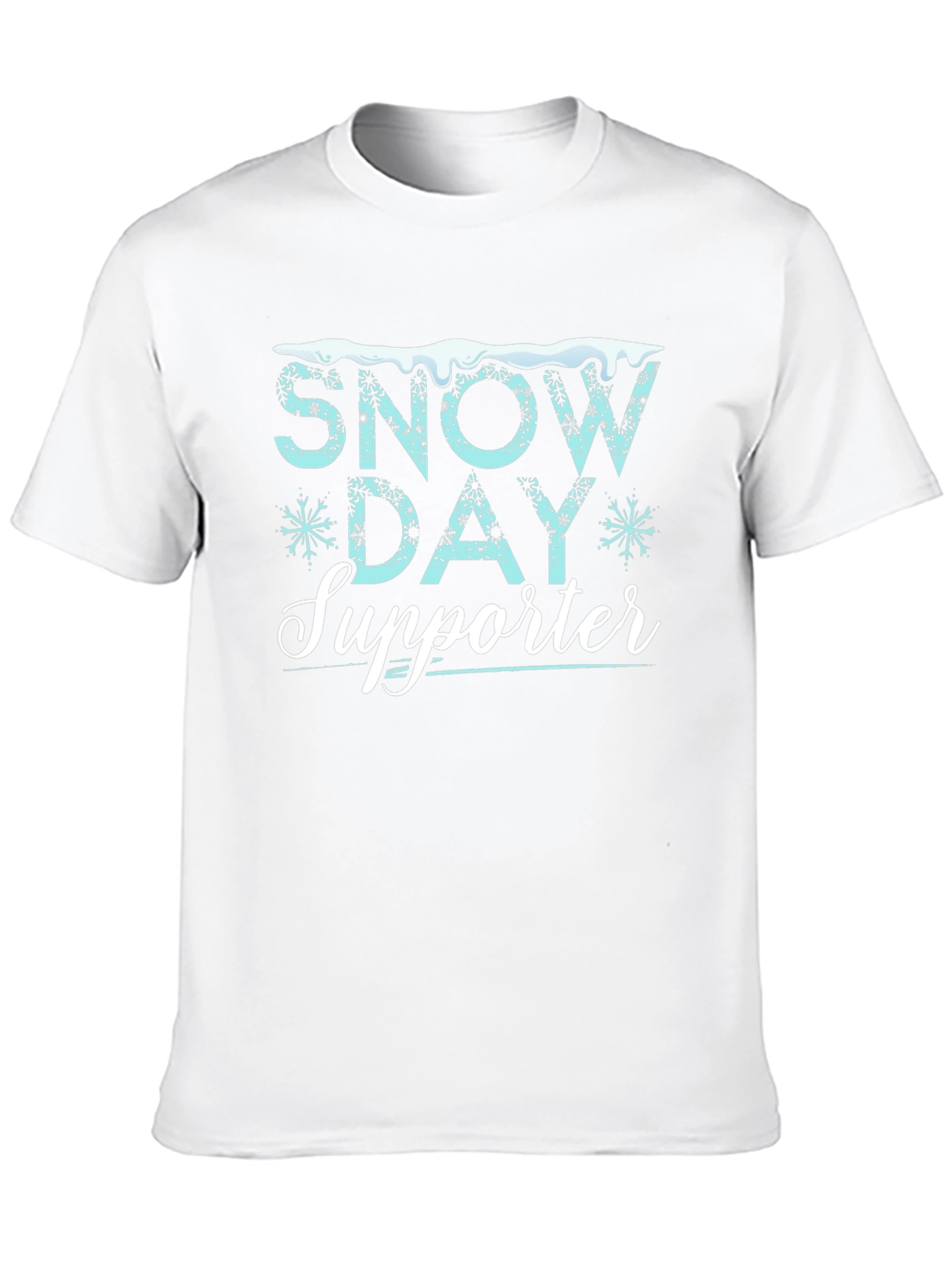 Snow Day Supporter T-Shirt - Black