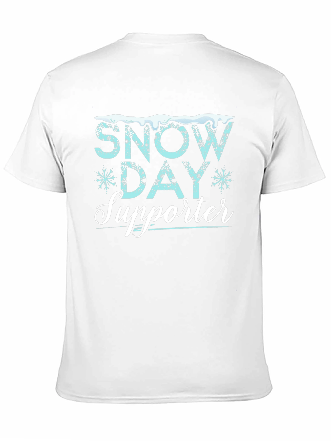 Snow Day Supporter T-Shirt - Black